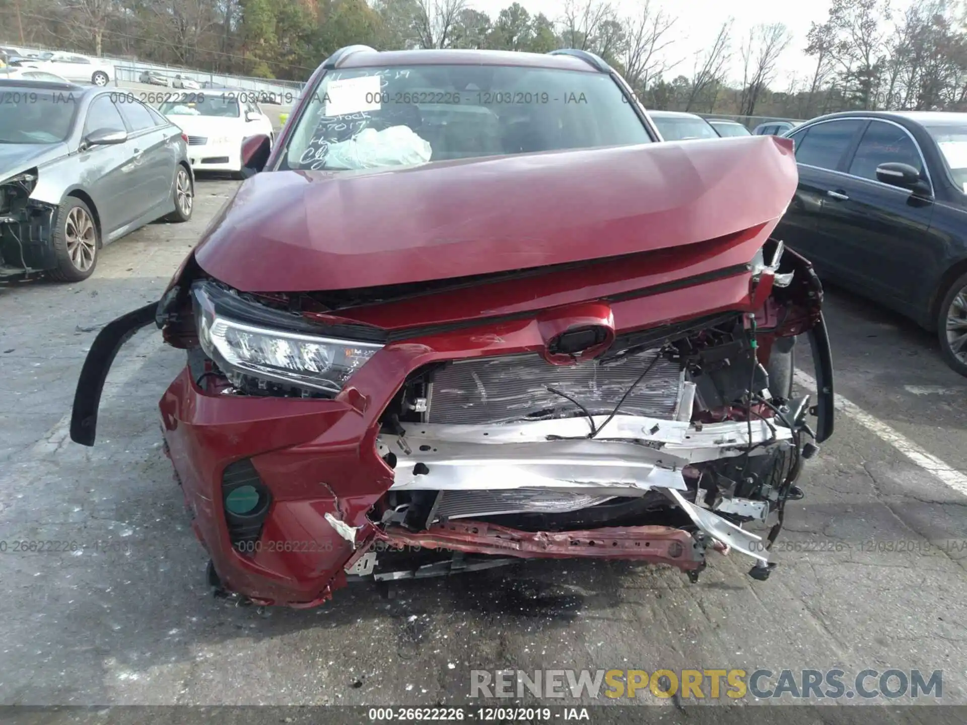 6 Photograph of a damaged car JTMC1RFV7KD032621 TOYOTA RAV4 2019