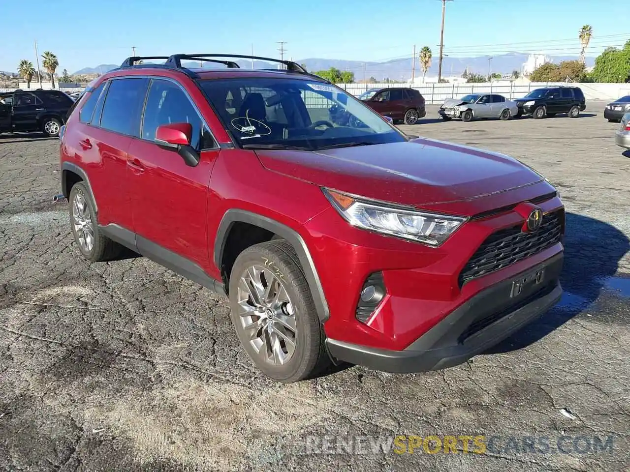 1 Photograph of a damaged car JTMC1RFV8KD012541 TOYOTA RAV4 2019