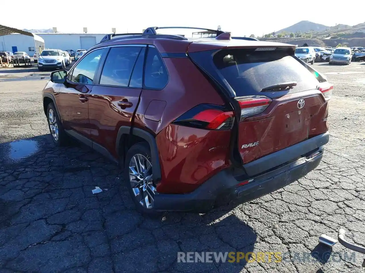 3 Photograph of a damaged car JTMC1RFV8KD012541 TOYOTA RAV4 2019