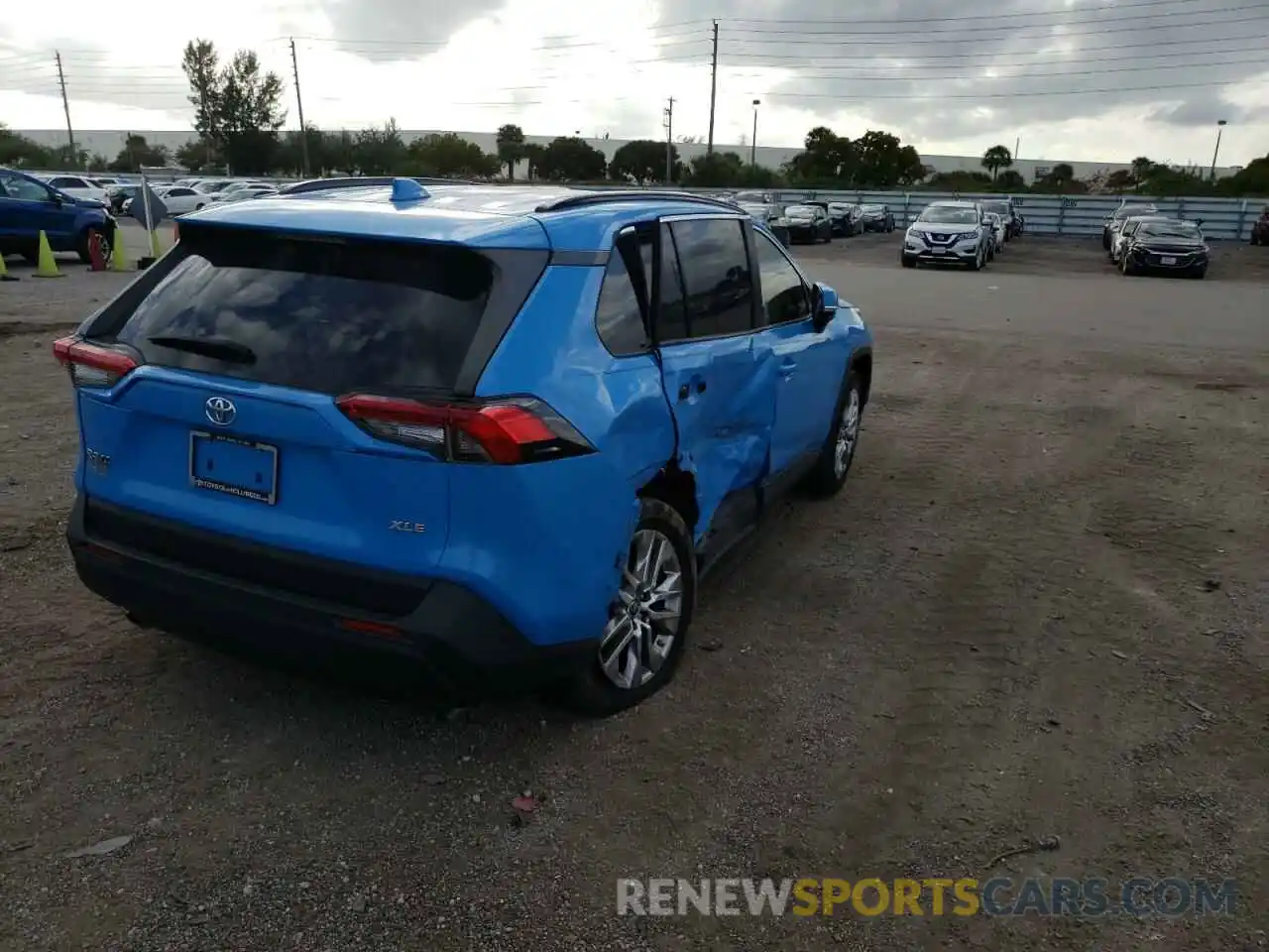 4 Photograph of a damaged car JTMC1RFV8KD039125 TOYOTA RAV4 2019