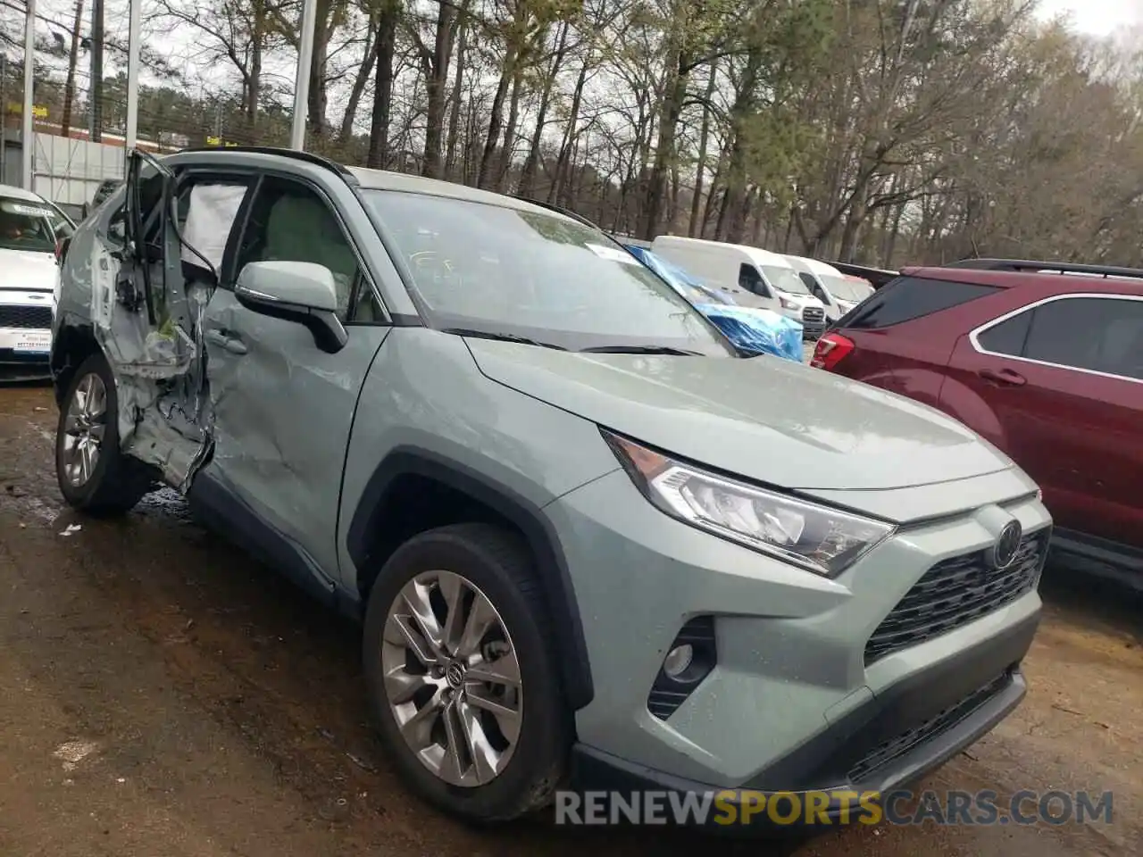 1 Photograph of a damaged car JTMC1RFV8KD506026 TOYOTA RAV4 2019