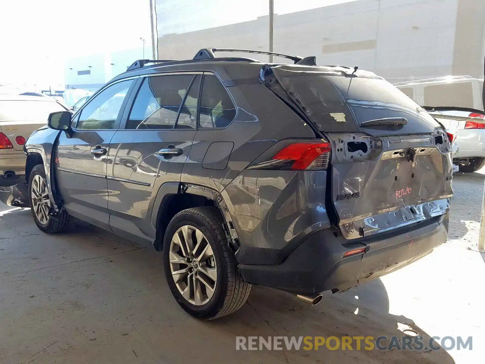 3 Photograph of a damaged car JTMC1RFV8KJ001184 TOYOTA RAV4 2019