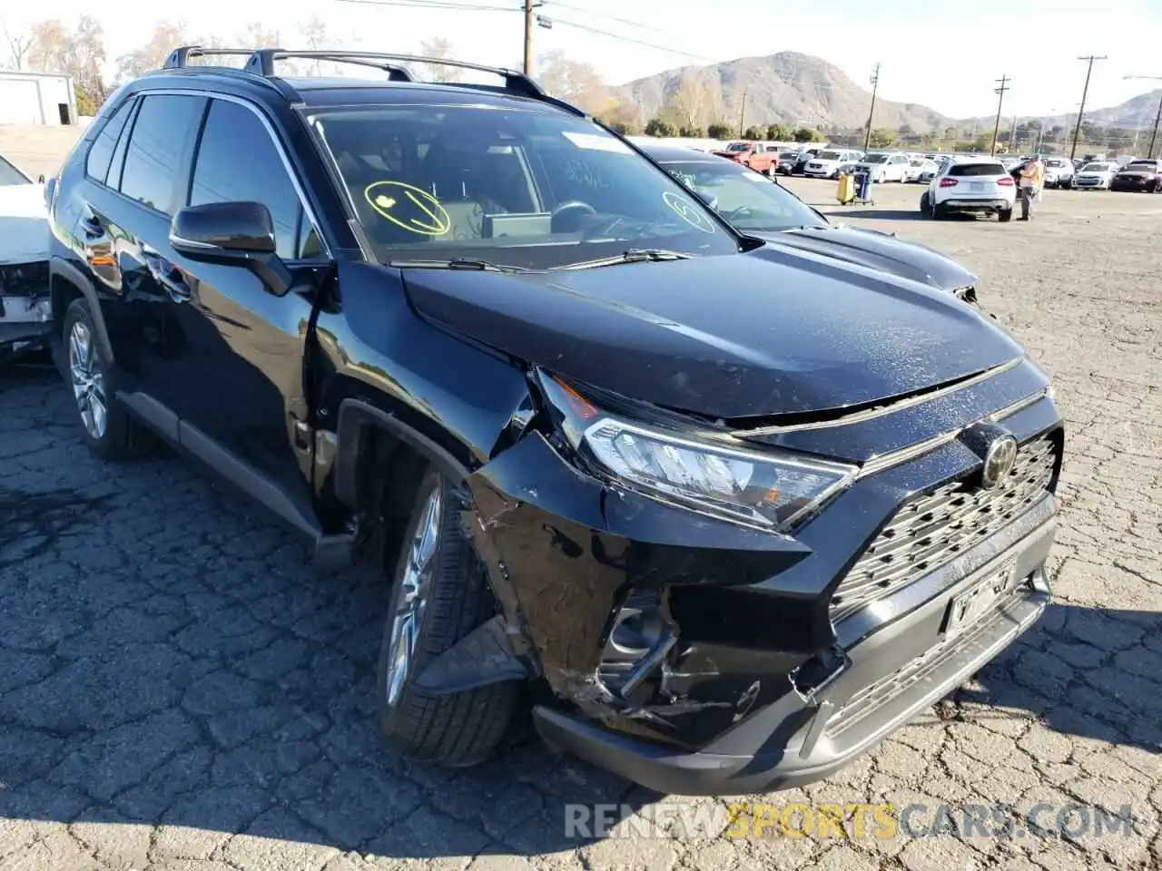 1 Photograph of a damaged car JTMC1RFVXKD018826 TOYOTA RAV4 2019