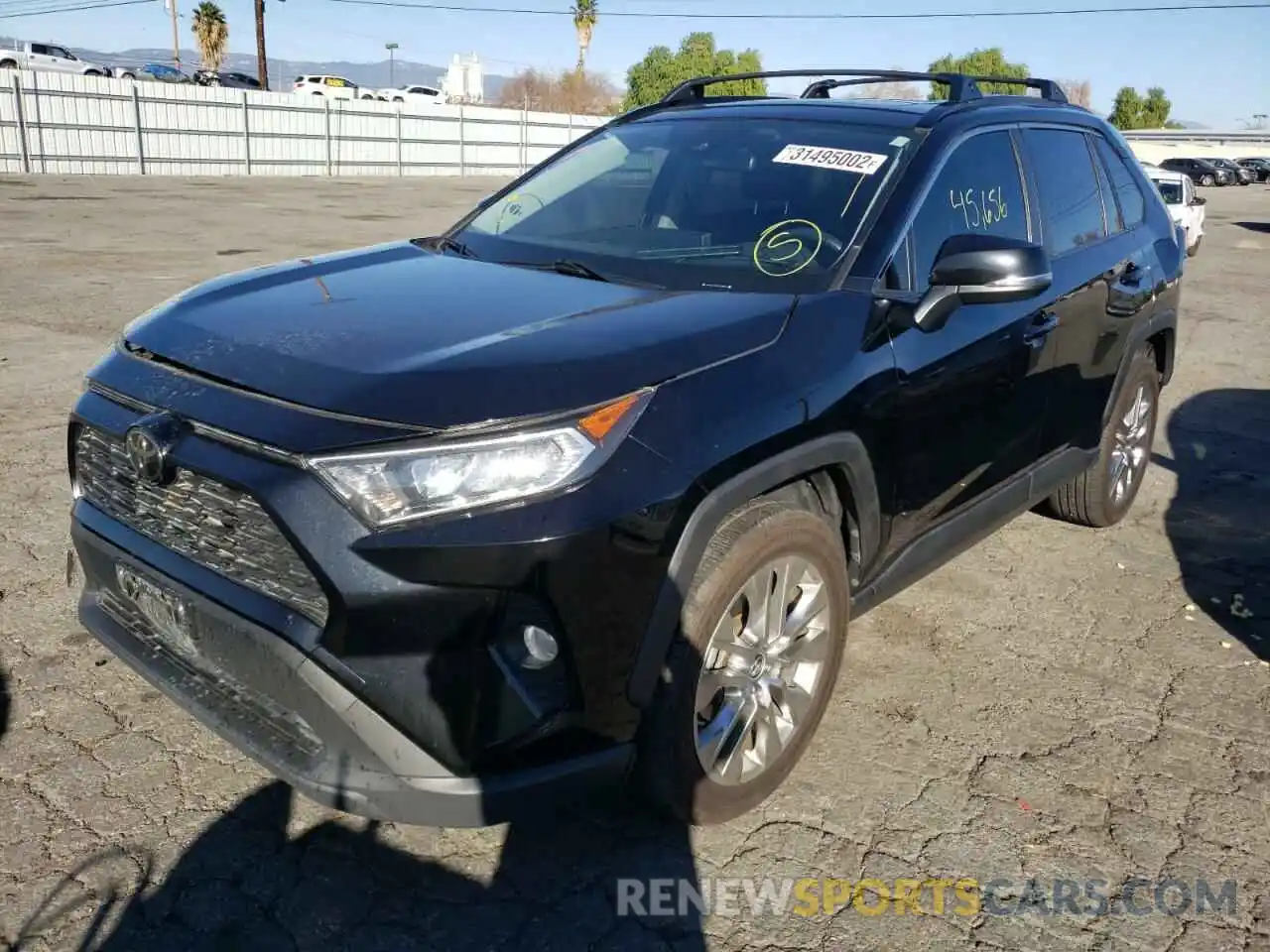 2 Photograph of a damaged car JTMC1RFVXKD018826 TOYOTA RAV4 2019