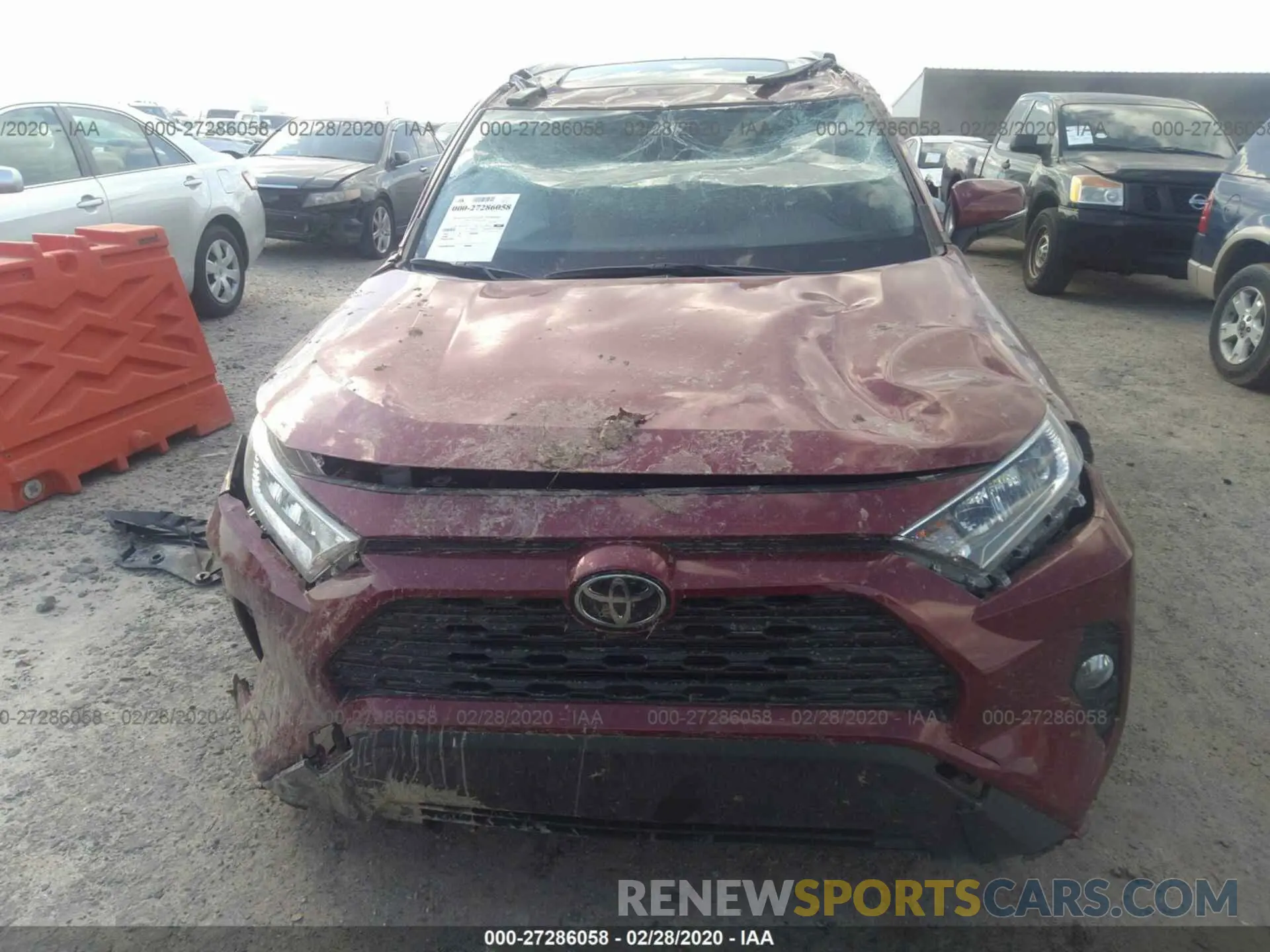 6 Photograph of a damaged car JTMC1RFVXKD038378 TOYOTA RAV4 2019
