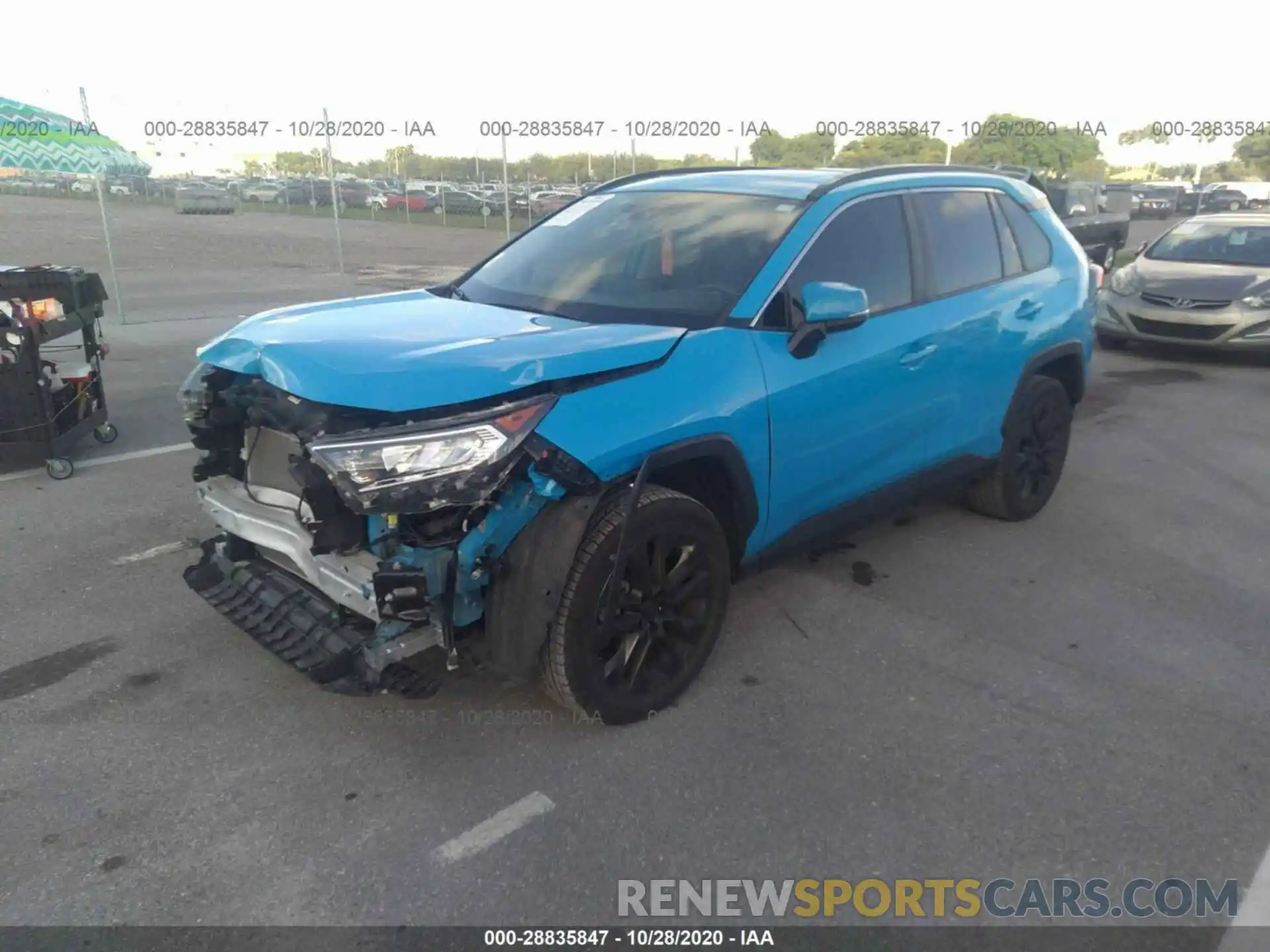 2 Photograph of a damaged car JTMC1RFVXKD516525 TOYOTA RAV4 2019