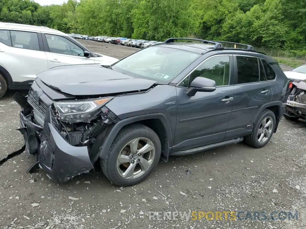 1 Photograph of a damaged car JTMDWRFV2KD028319 TOYOTA RAV4 2019