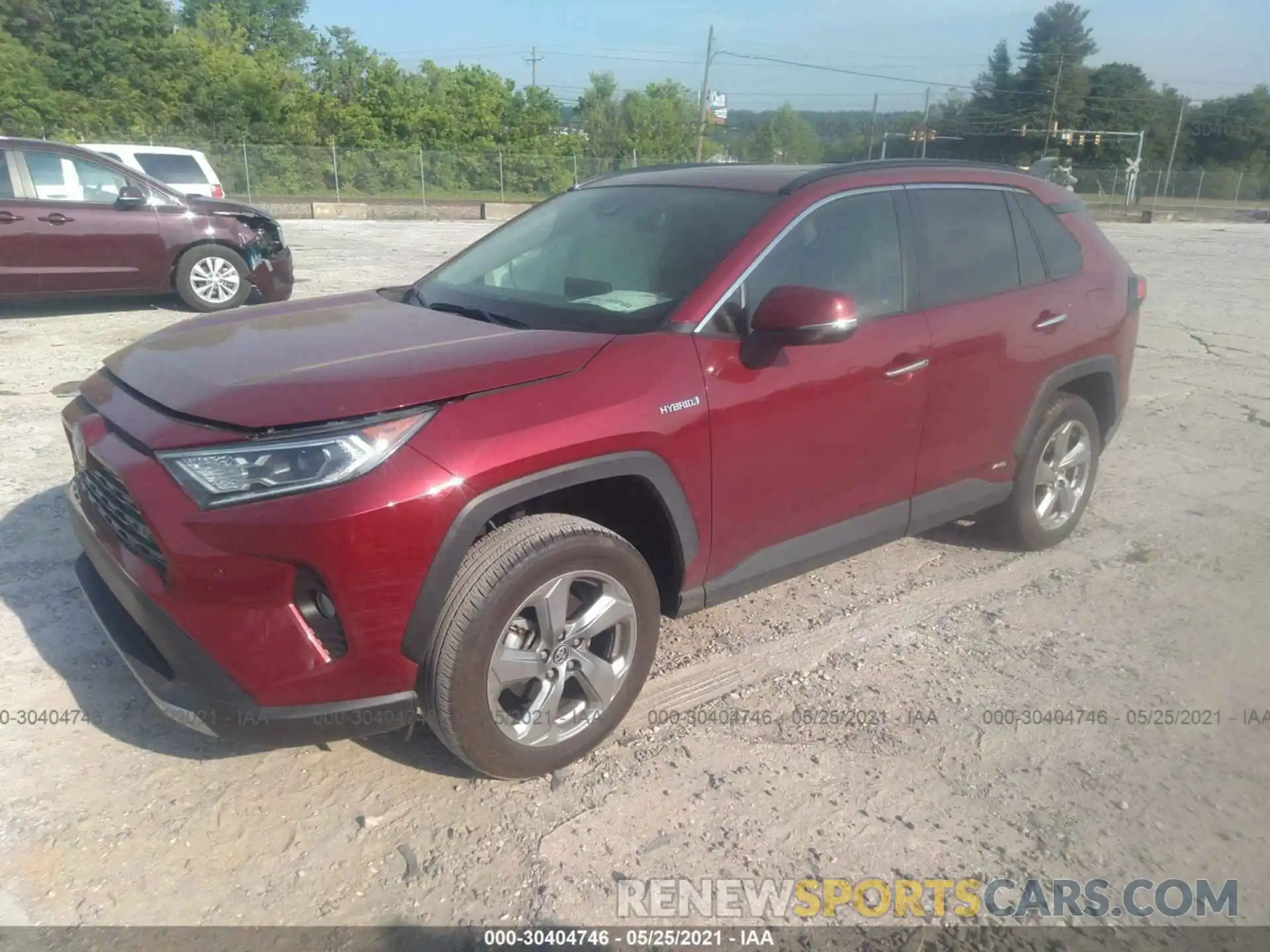 2 Photograph of a damaged car JTMDWRFV4KD005172 TOYOTA RAV4 2019