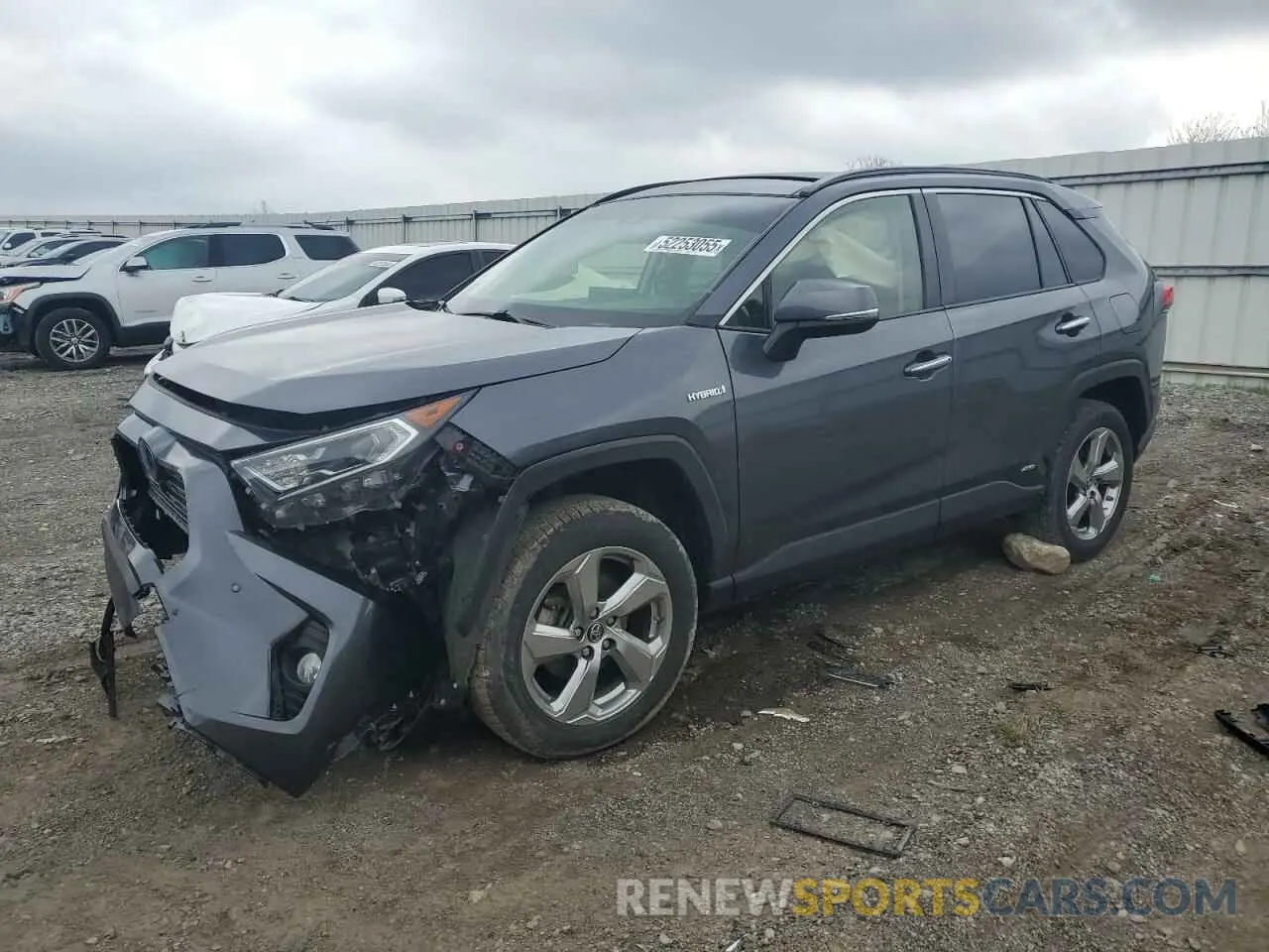1 Photograph of a damaged car JTMDWRFV4KD517045 TOYOTA RAV4 2019