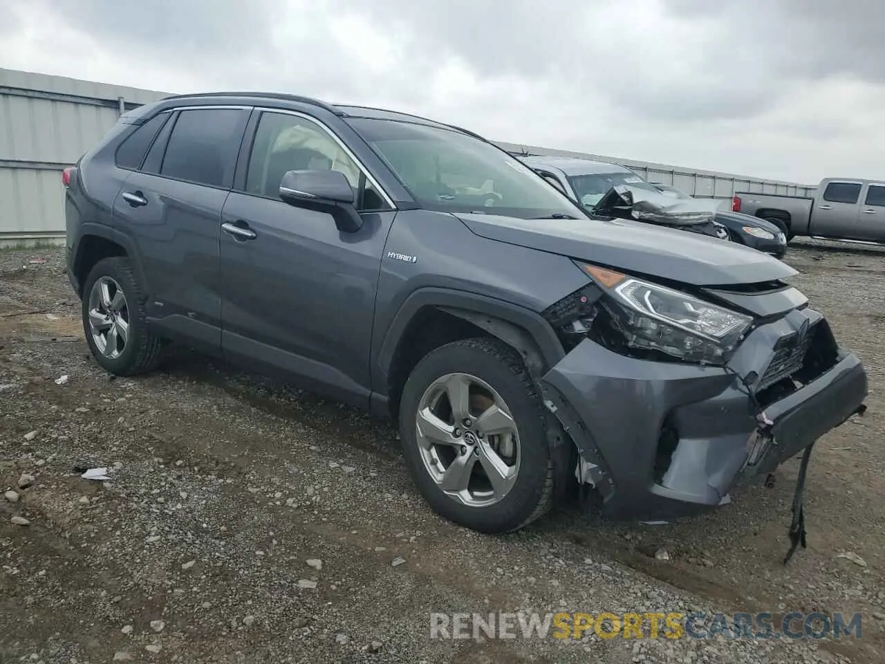 4 Photograph of a damaged car JTMDWRFV4KD517045 TOYOTA RAV4 2019