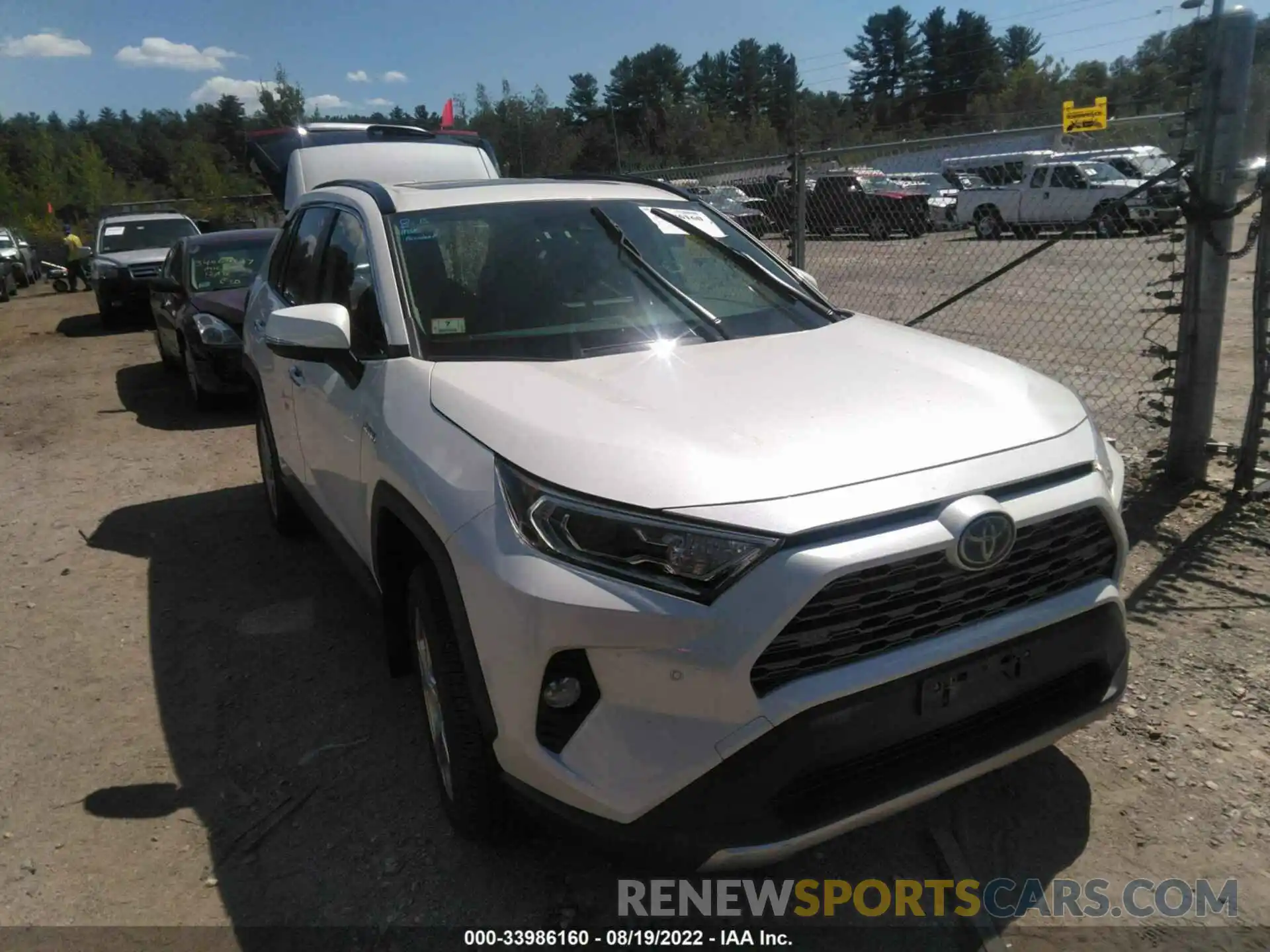 1 Photograph of a damaged car JTMDWRFV6KD020028 TOYOTA RAV4 2019