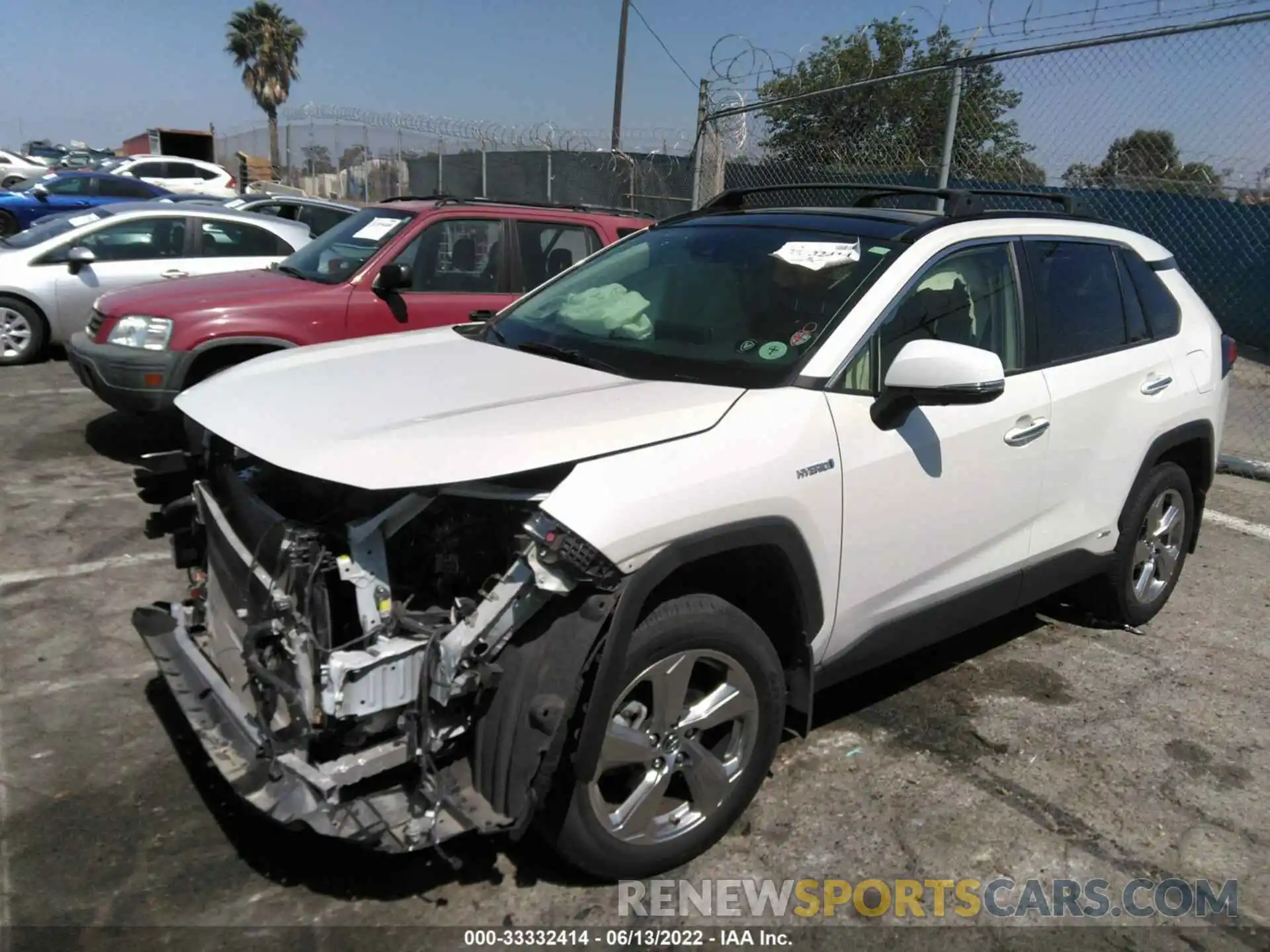 2 Photograph of a damaged car JTMDWRFV6KD506337 TOYOTA RAV4 2019