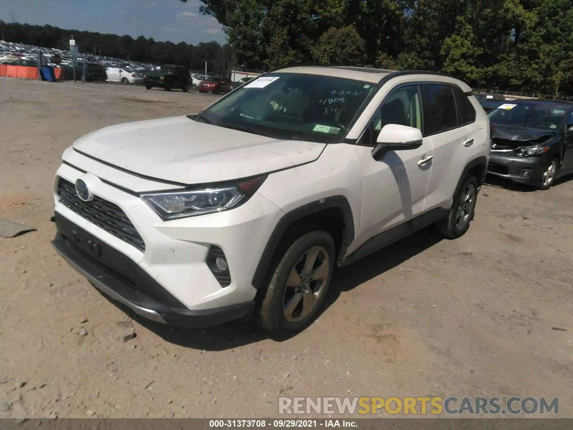 2 Photograph of a damaged car JTMDWRFV7KD004808 TOYOTA RAV4 2019