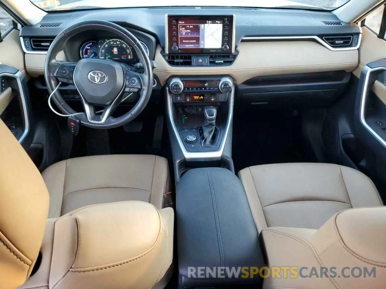 8 Photograph of a damaged car JTMDWRFV8KD002601 TOYOTA RAV4 2019
