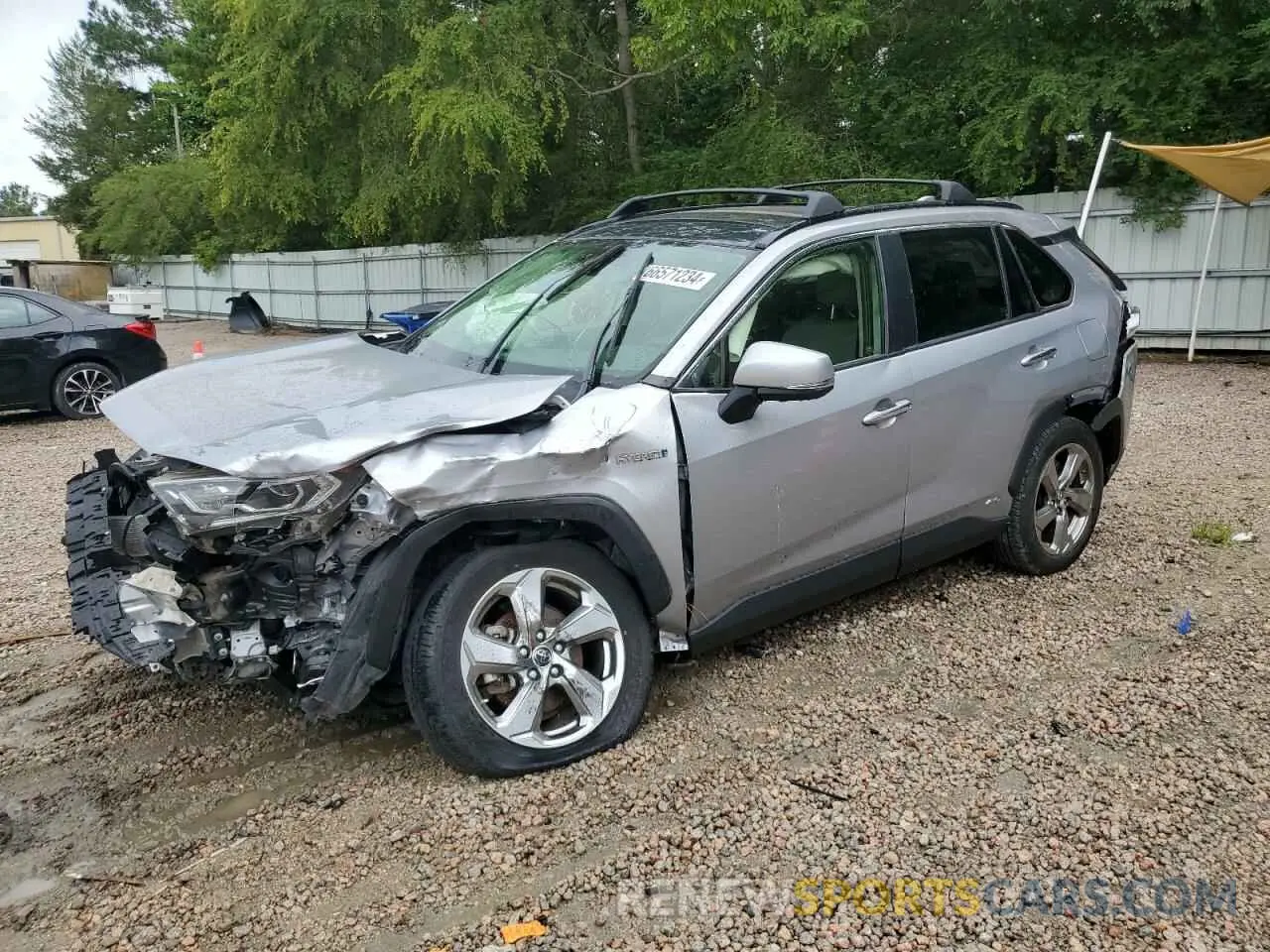1 Photograph of a damaged car JTMDWRFV8KD517808 TOYOTA RAV4 2019