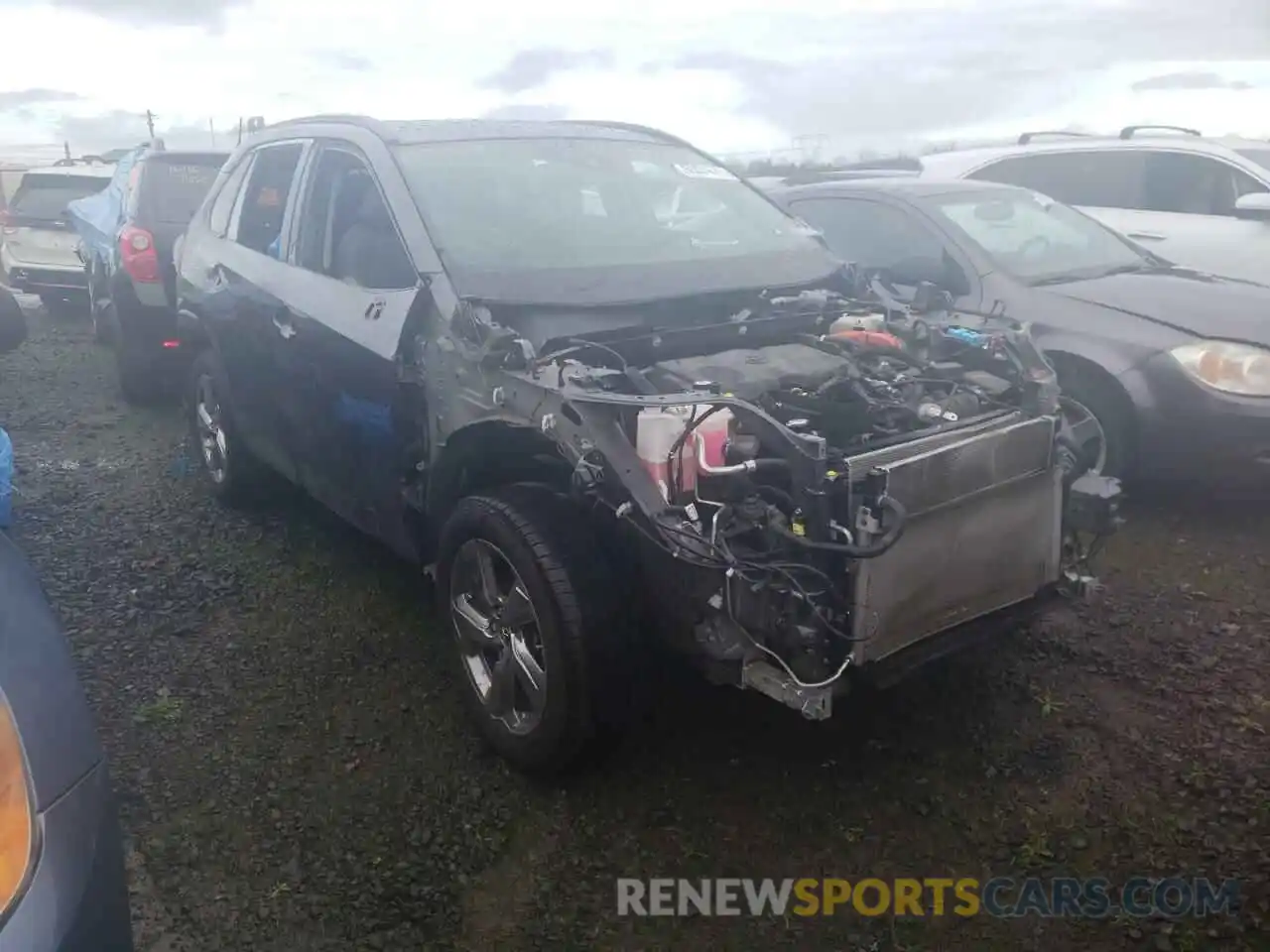 1 Photograph of a damaged car JTMDWRFV9KD011386 TOYOTA RAV4 2019