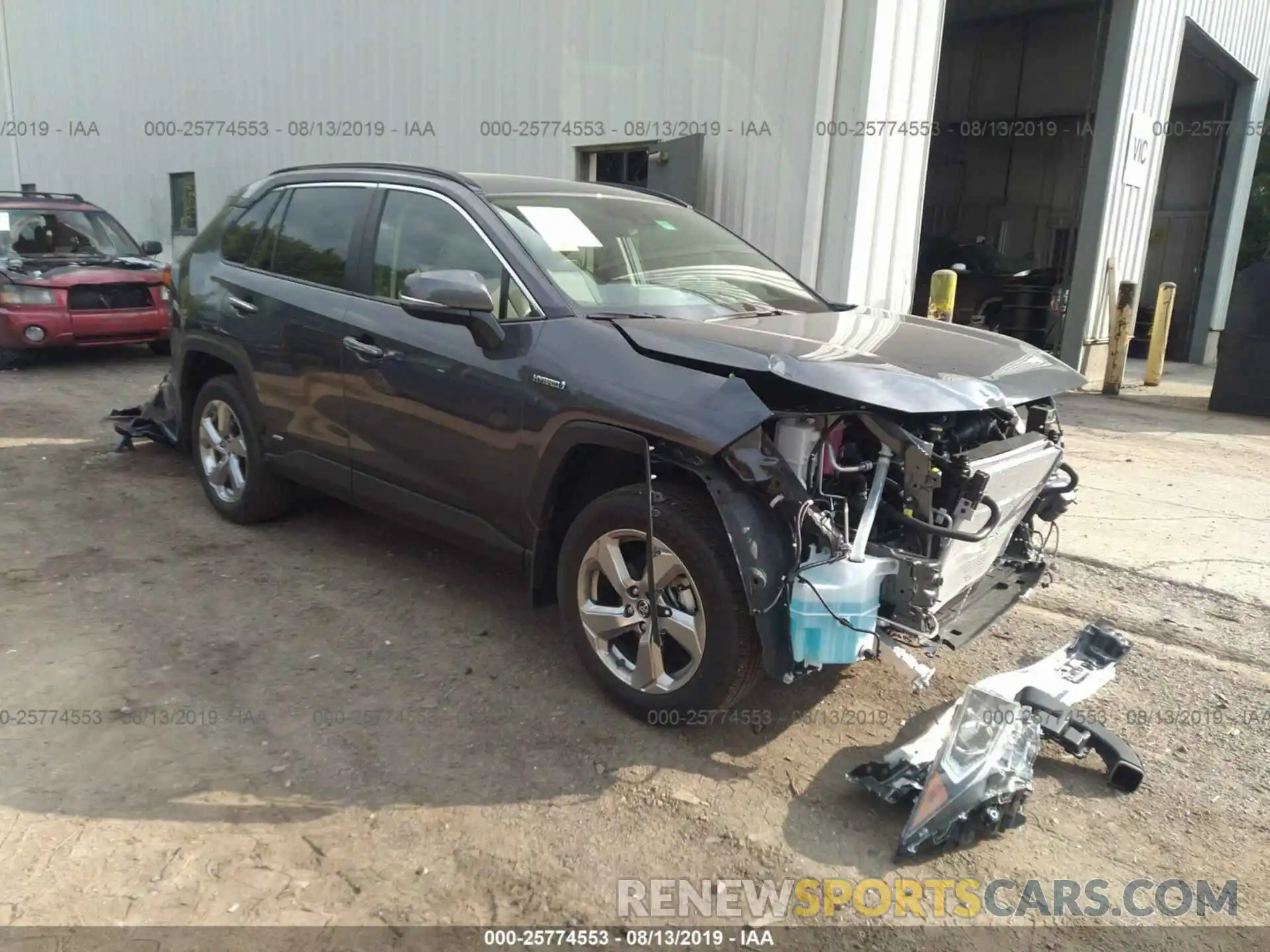 1 Photograph of a damaged car JTMDWRFV9KD020878 TOYOTA RAV4 2019