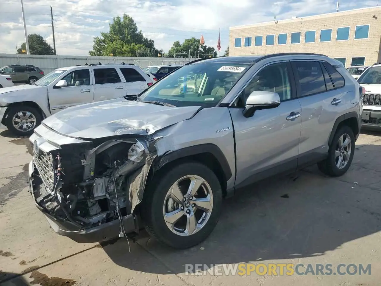 1 Photograph of a damaged car JTMDWRFV9KD510138 TOYOTA RAV4 2019