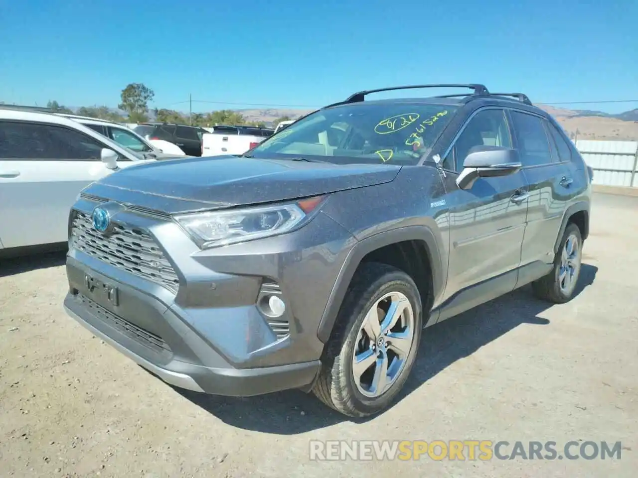 2 Photograph of a damaged car JTMDWRFVXKD007816 TOYOTA RAV4 2019