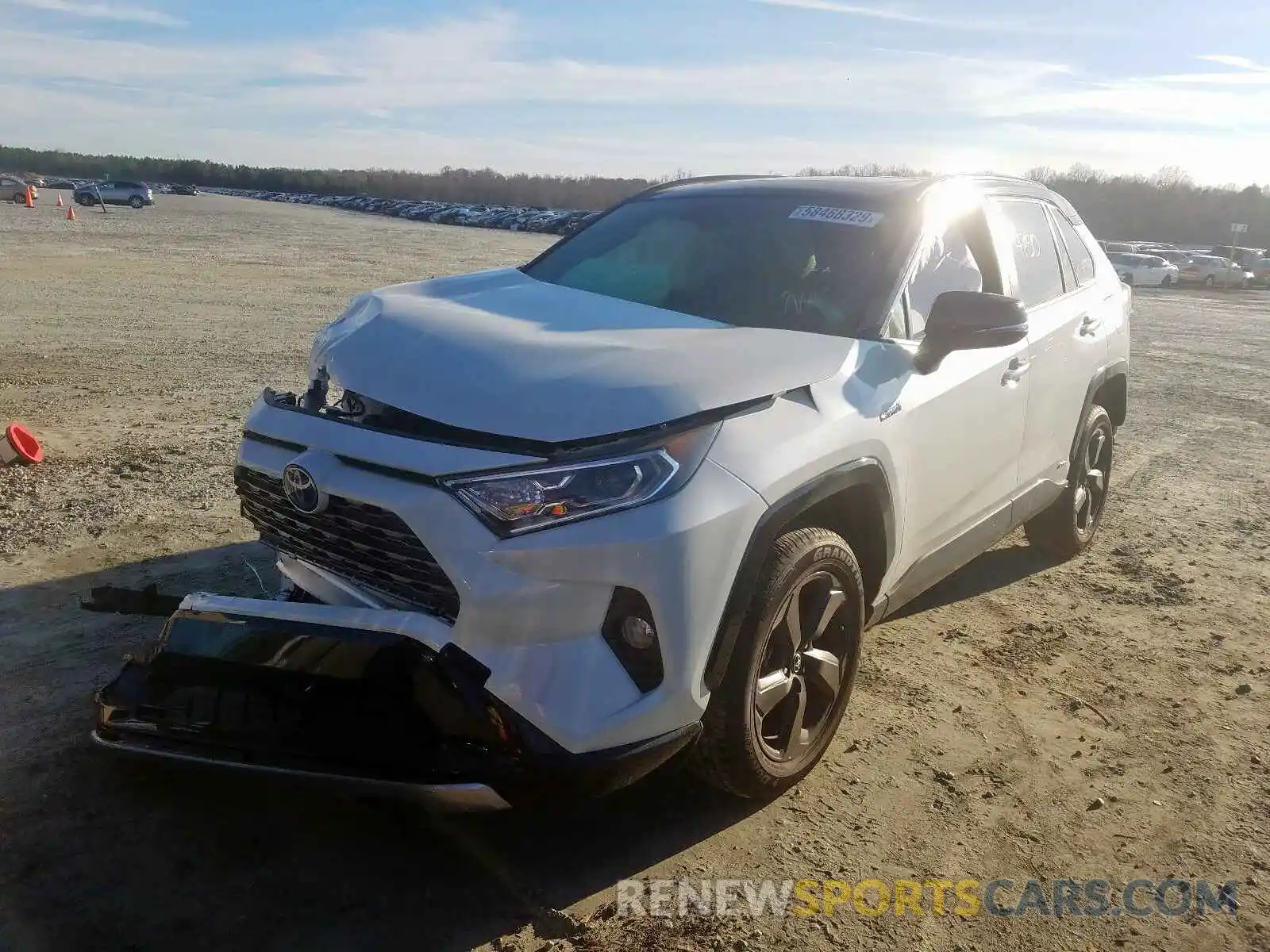 2 Photograph of a damaged car JTMEWRFV0KD510310 TOYOTA RAV4 2019