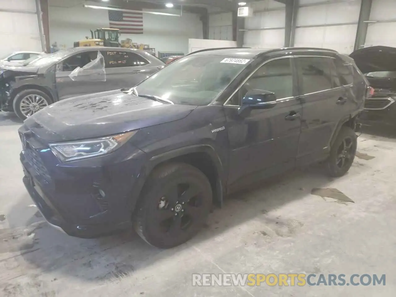 1 Photograph of a damaged car JTMEWRFV0KJ007426 TOYOTA RAV4 2019