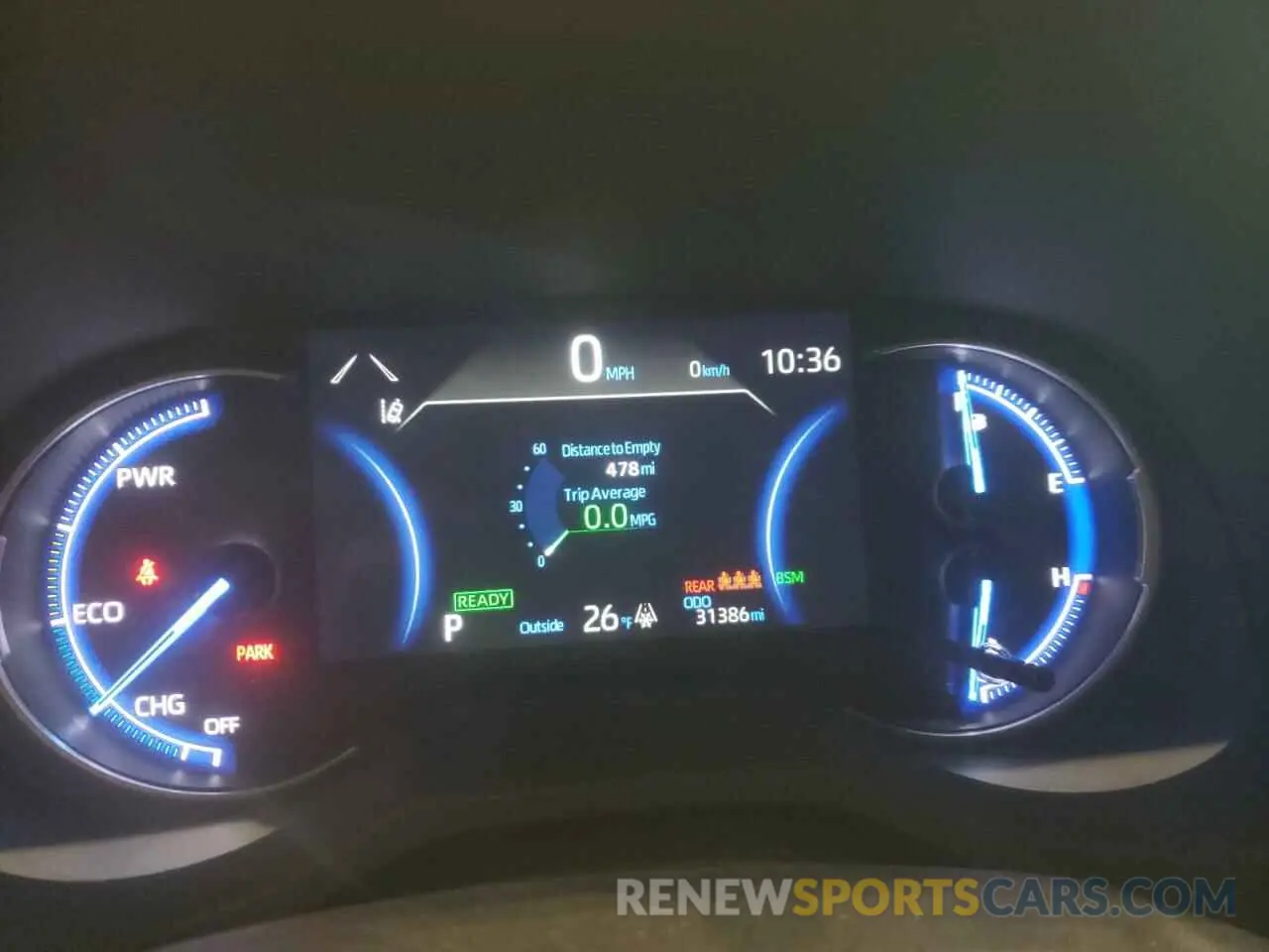9 Photograph of a damaged car JTMEWRFV0KJ007426 TOYOTA RAV4 2019