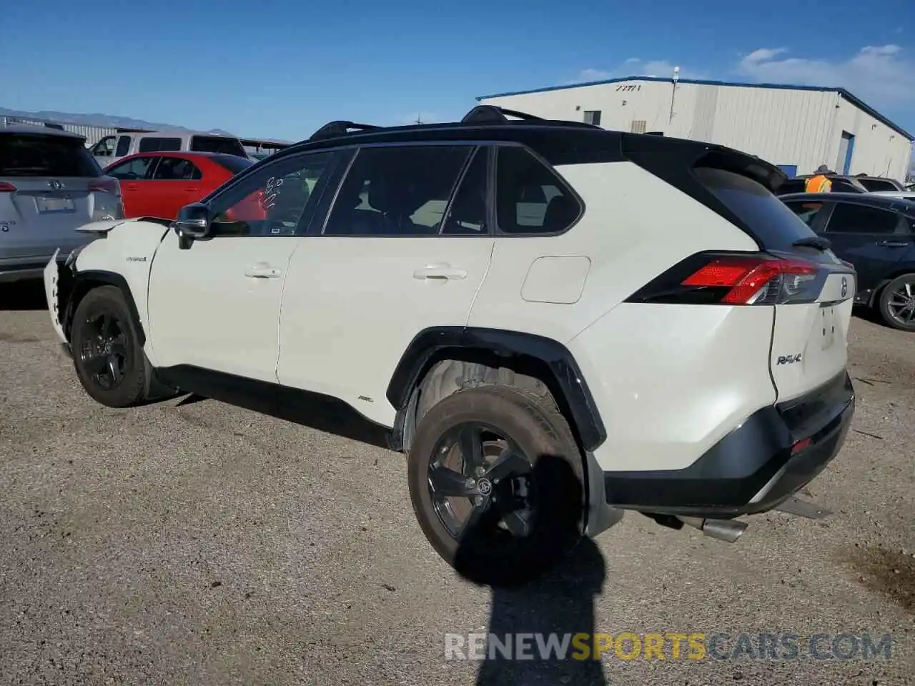 2 Photograph of a damaged car JTMEWRFV0KJ026123 TOYOTA RAV4 2019