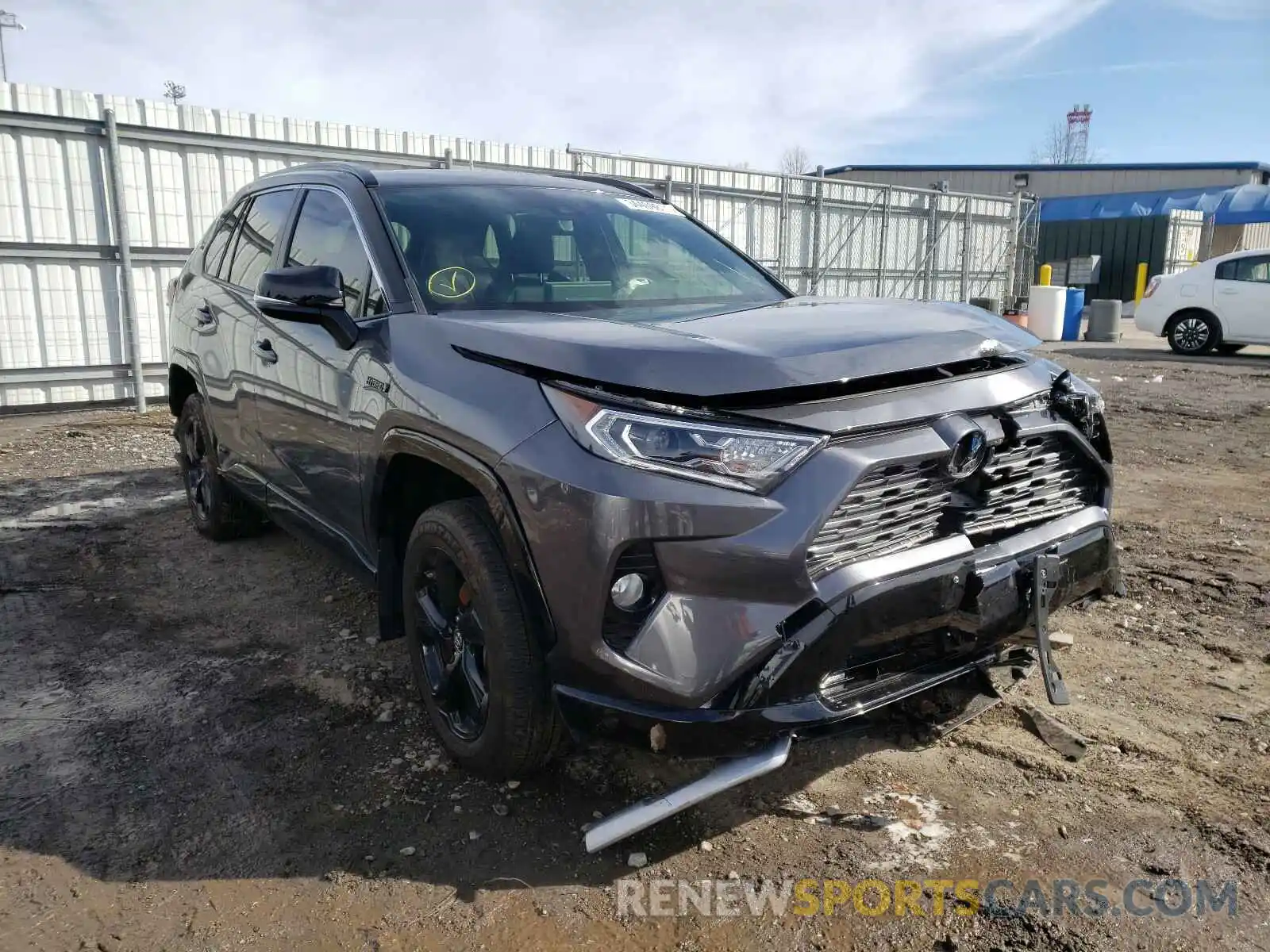 1 Photograph of a damaged car JTMEWRFV1KD506329 TOYOTA RAV4 2019