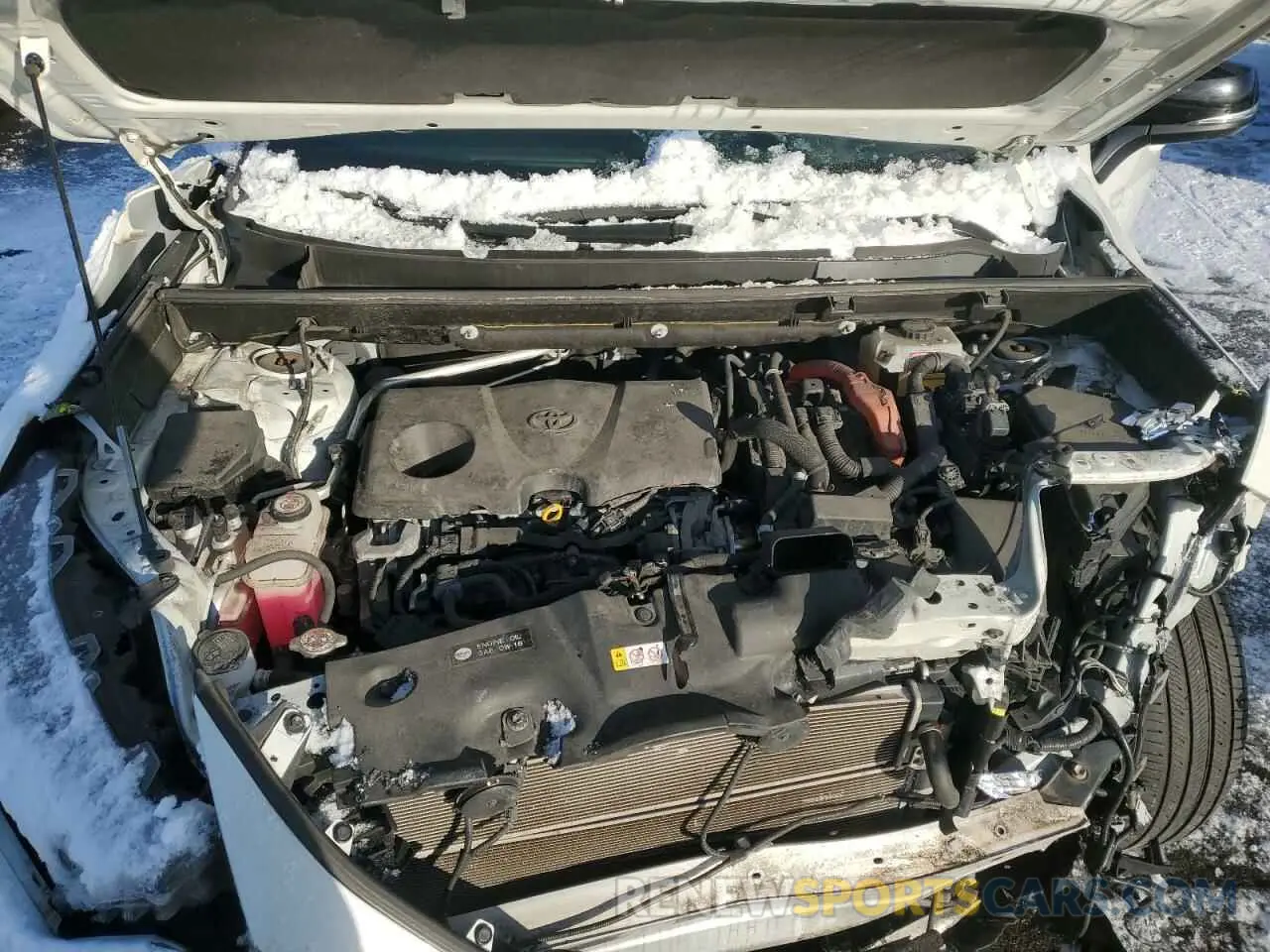 13 Photograph of a damaged car JTMEWRFV1KJ023859 TOYOTA RAV4 2019