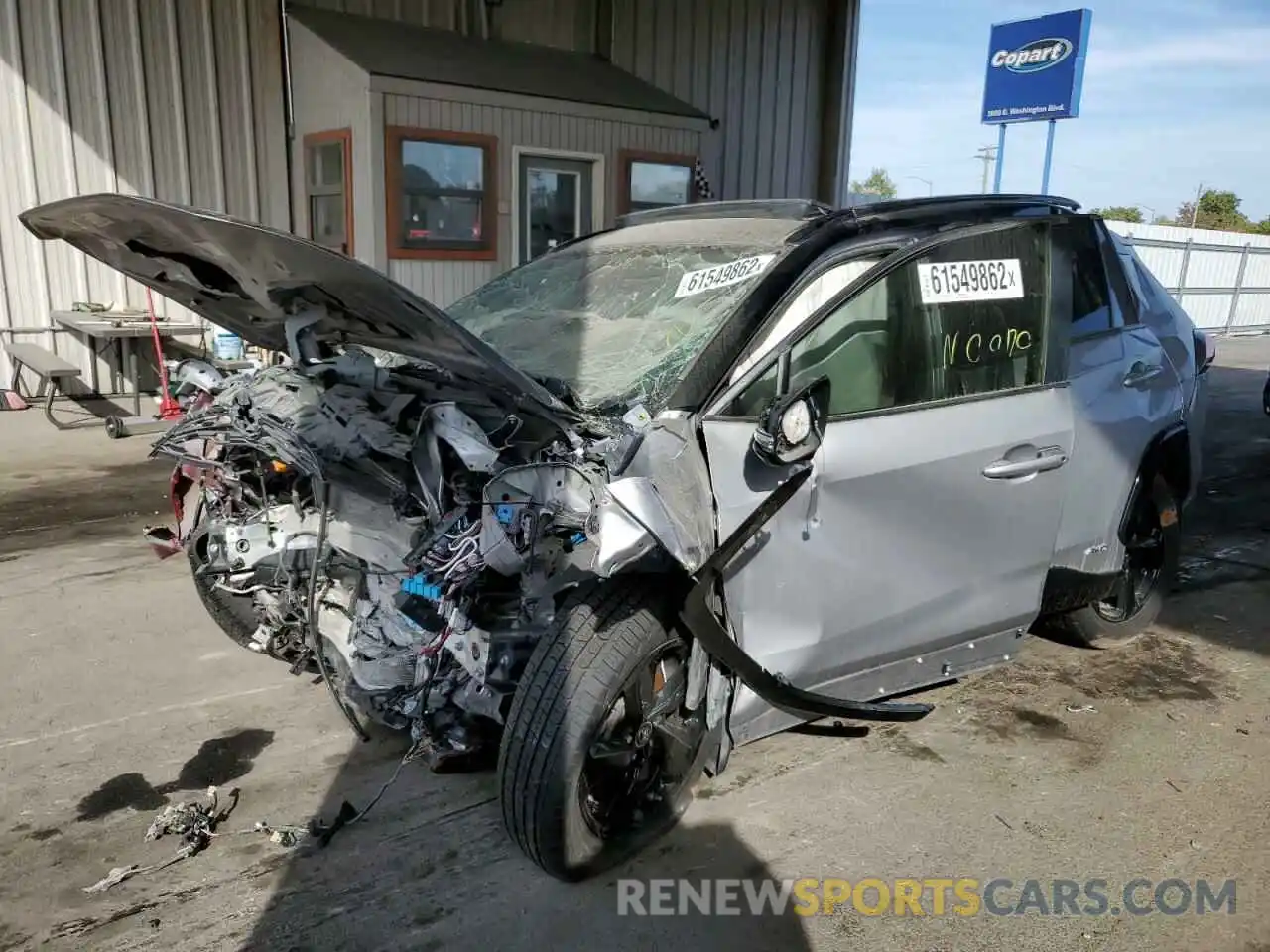 2 Photograph of a damaged car JTMEWRFV2KD501673 TOYOTA RAV4 2019