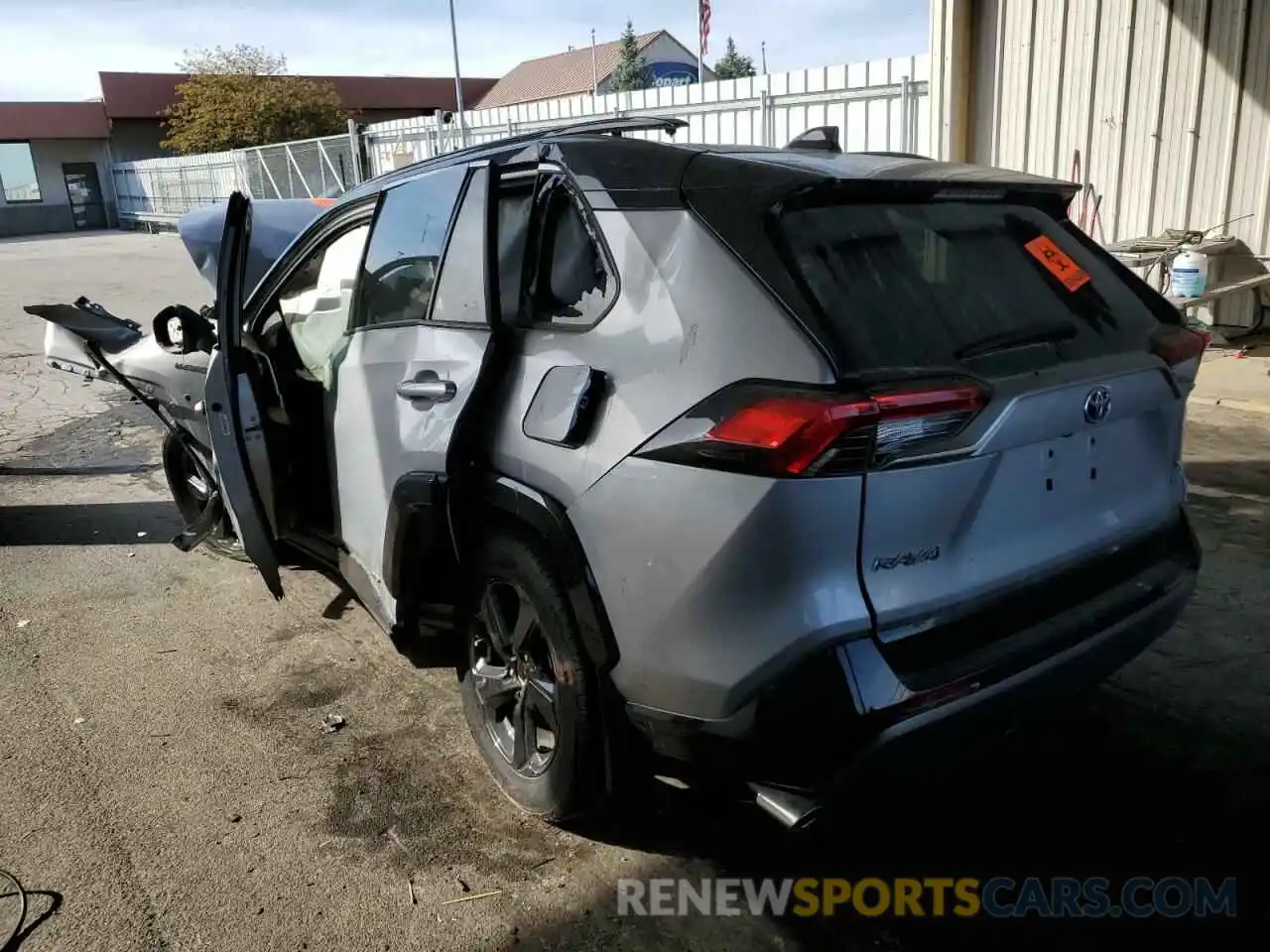 3 Photograph of a damaged car JTMEWRFV2KD501673 TOYOTA RAV4 2019