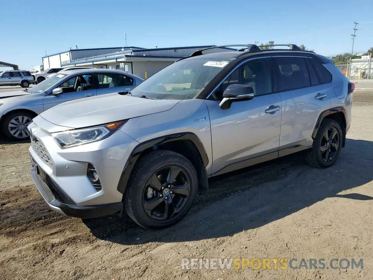 1 Photograph of a damaged car JTMEWRFV2KD515380 TOYOTA RAV4 2019