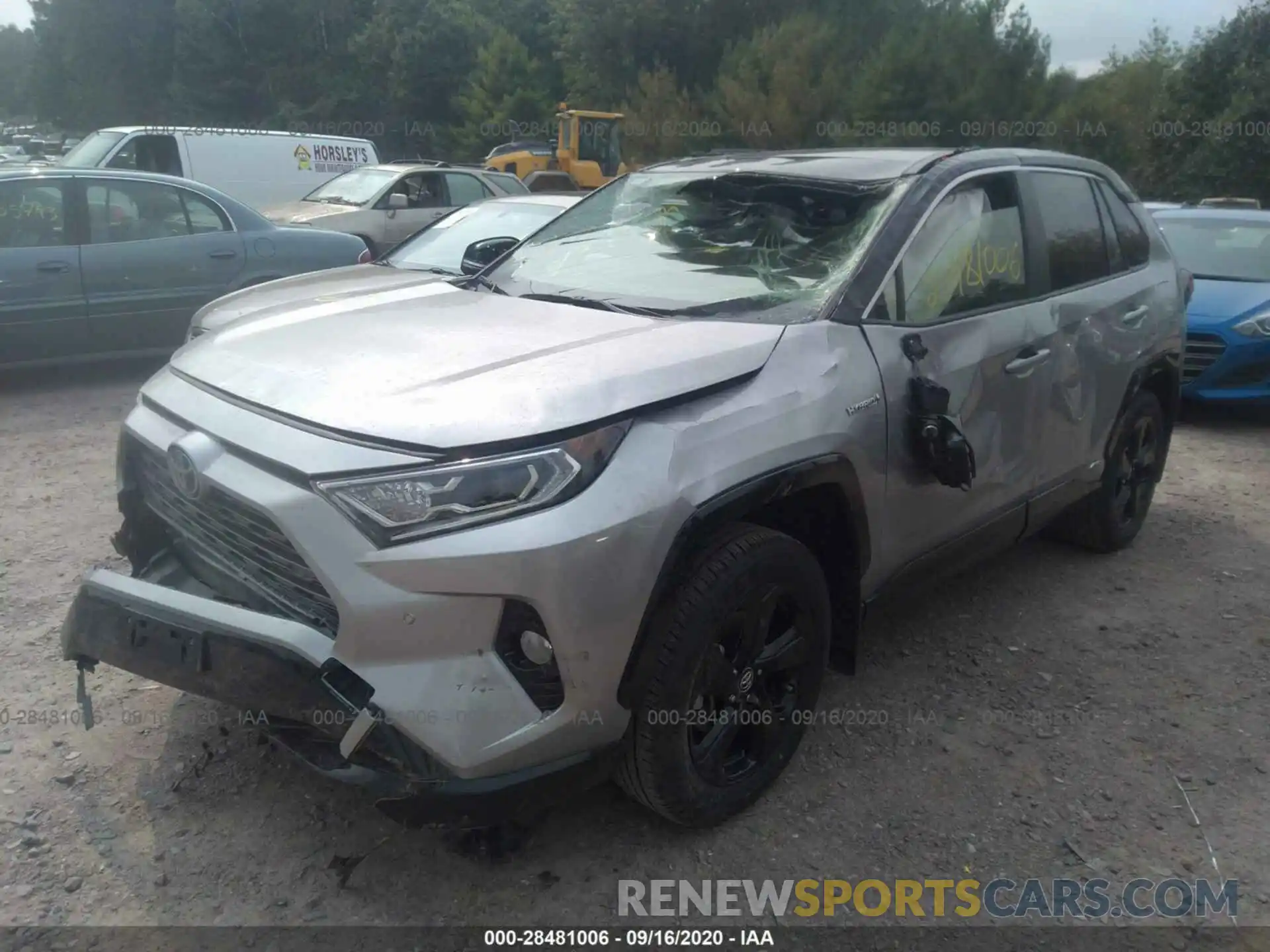 2 Photograph of a damaged car JTMEWRFV2KJ012594 TOYOTA RAV4 2019