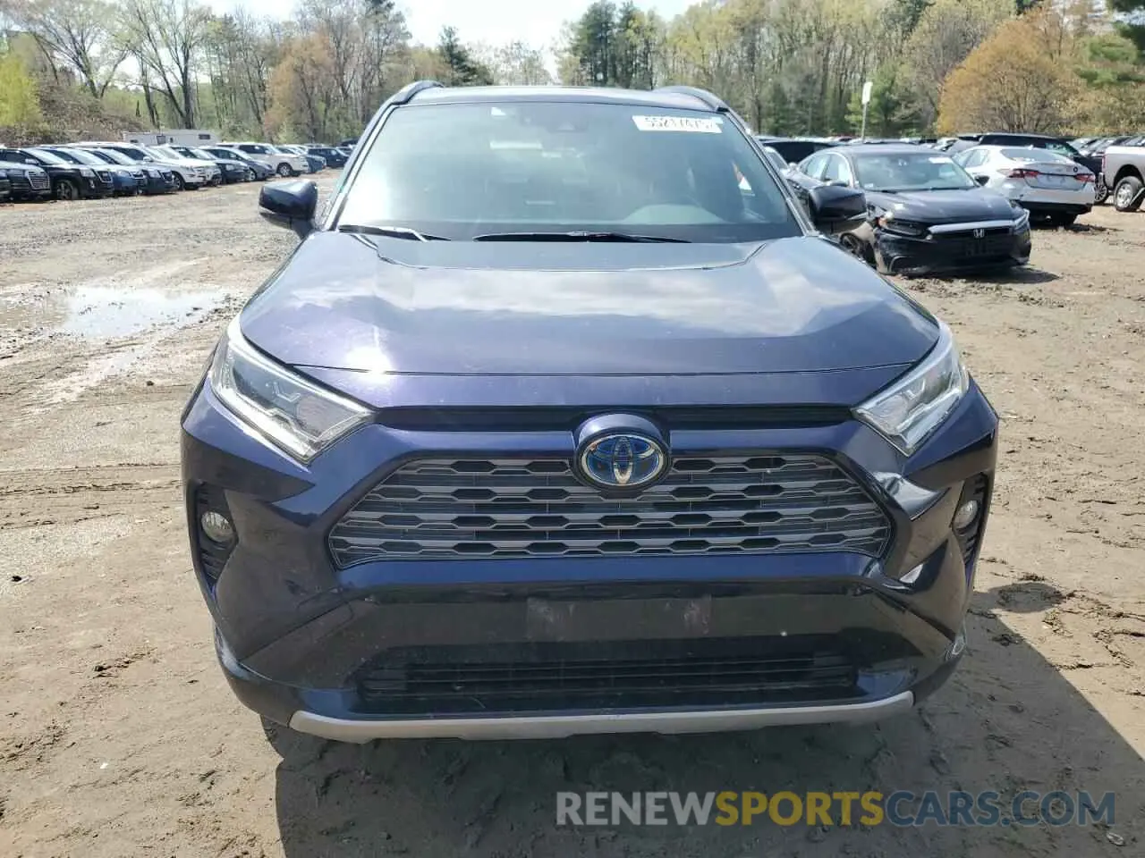5 Photograph of a damaged car JTMEWRFV3KD502573 TOYOTA RAV4 2019