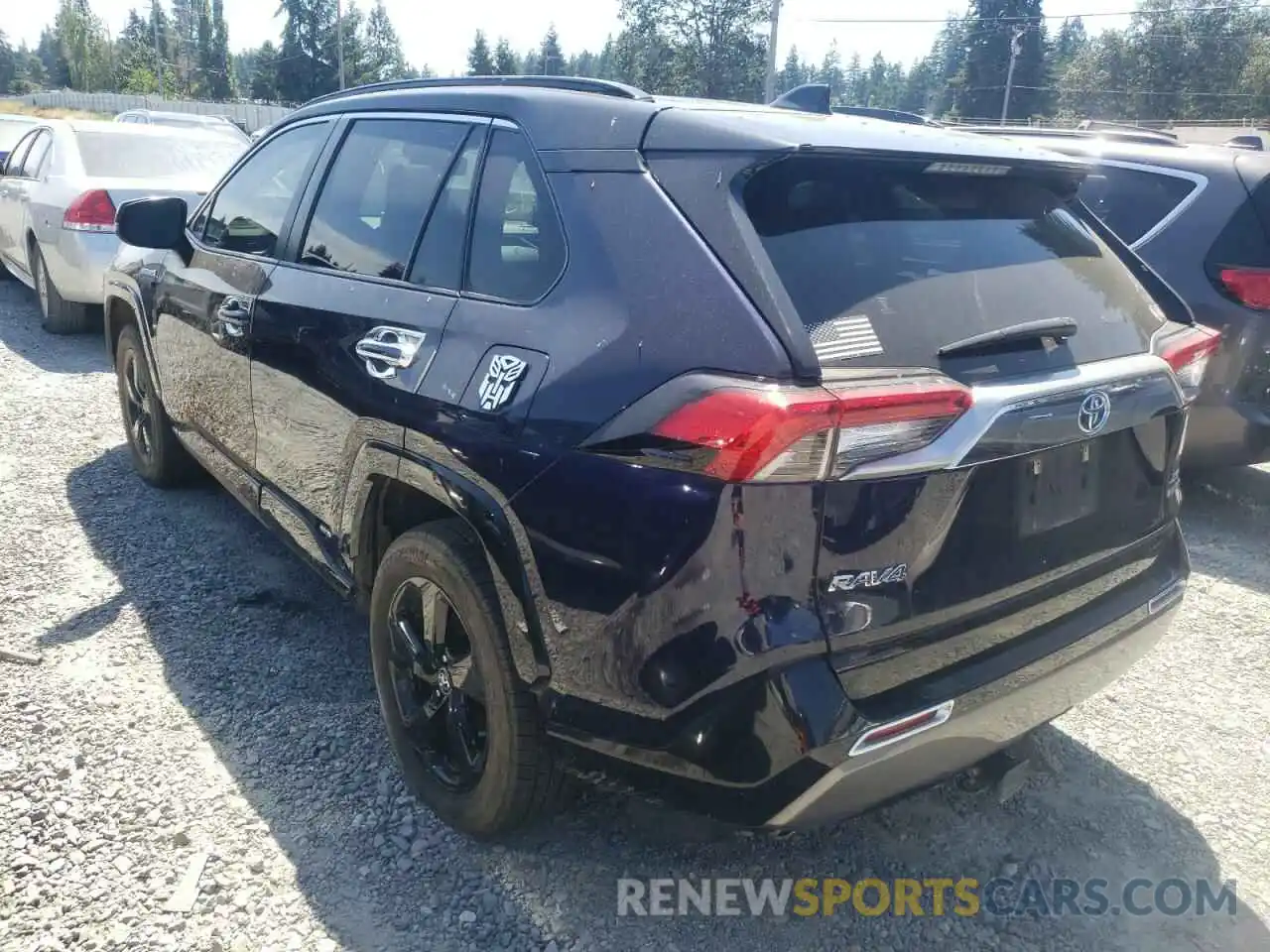 3 Photograph of a damaged car JTMEWRFV3KD506204 TOYOTA RAV4 2019