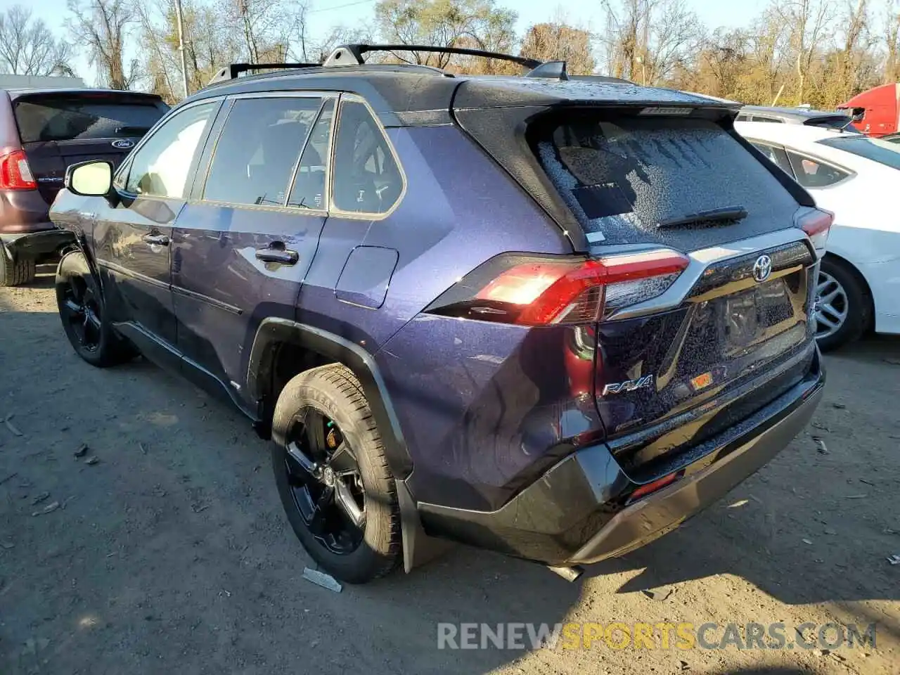 2 Photograph of a damaged car JTMEWRFV3KJ010742 TOYOTA RAV4 2019