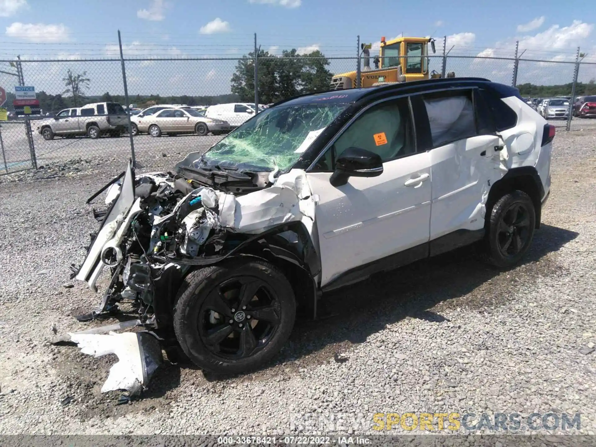 2 Photograph of a damaged car JTMEWRFV4KD507135 TOYOTA RAV4 2019