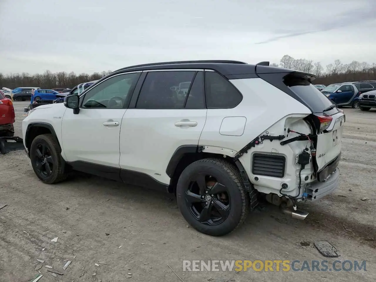 2 Photograph of a damaged car JTMEWRFV4KD521858 TOYOTA RAV4 2019