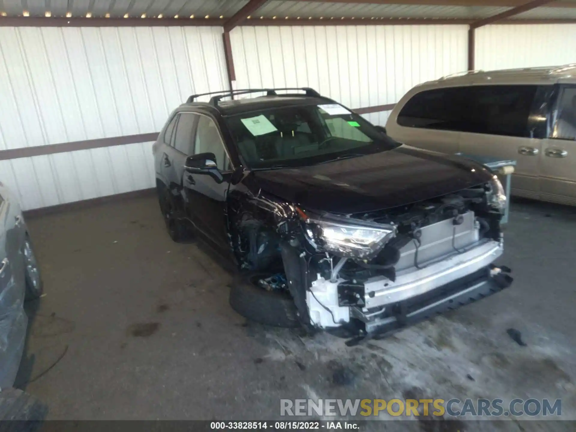 1 Photograph of a damaged car JTMEWRFV4KJ023273 TOYOTA RAV4 2019