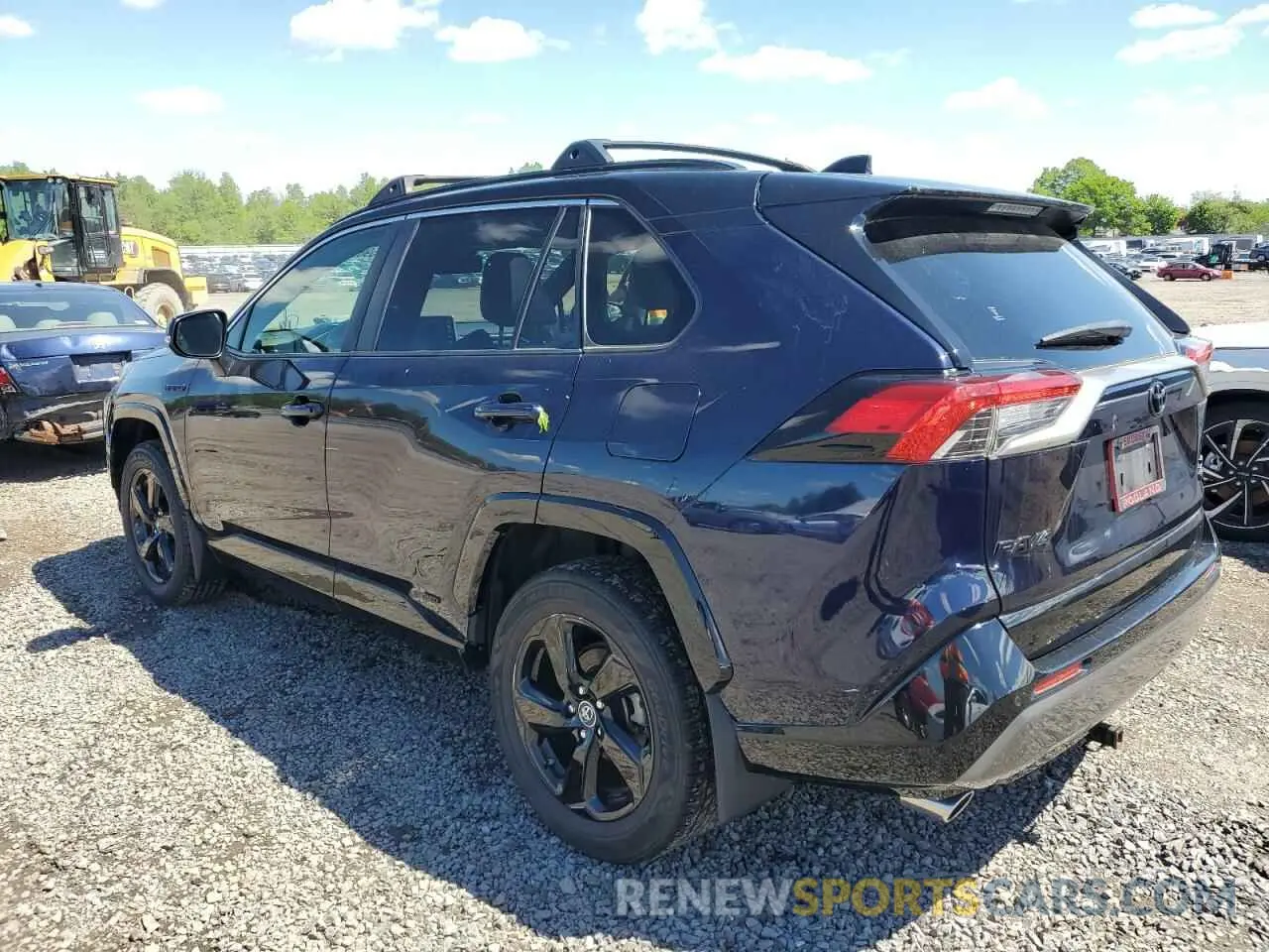 2 Photograph of a damaged car JTMEWRFV5KD514272 TOYOTA RAV4 2019