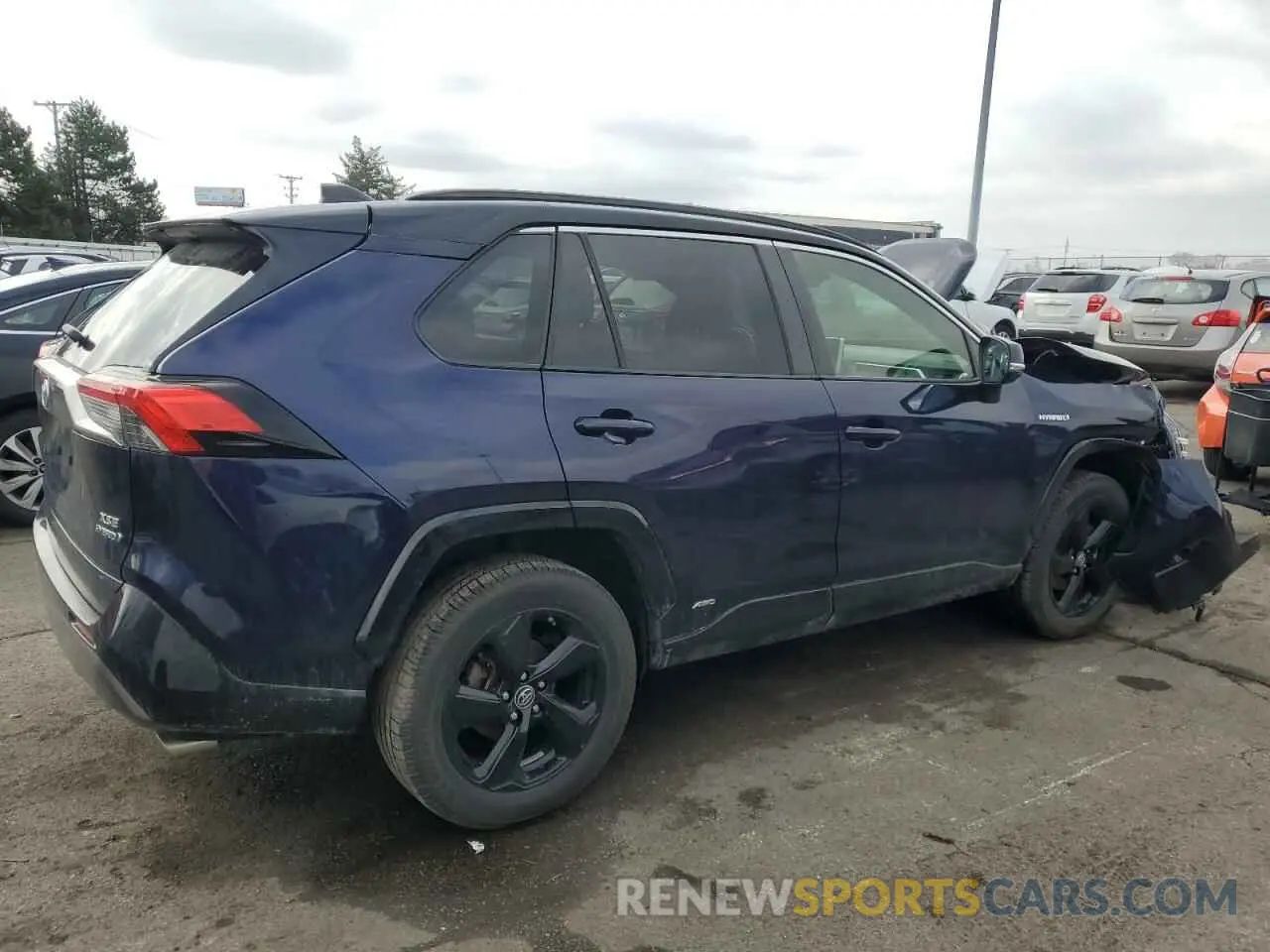 3 Photograph of a damaged car JTMEWRFV5KJ015991 TOYOTA RAV4 2019