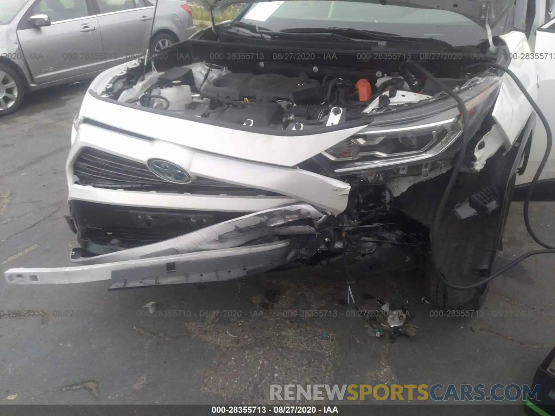 6 Photograph of a damaged car JTMEWRFV5KJ022469 TOYOTA RAV4 2019