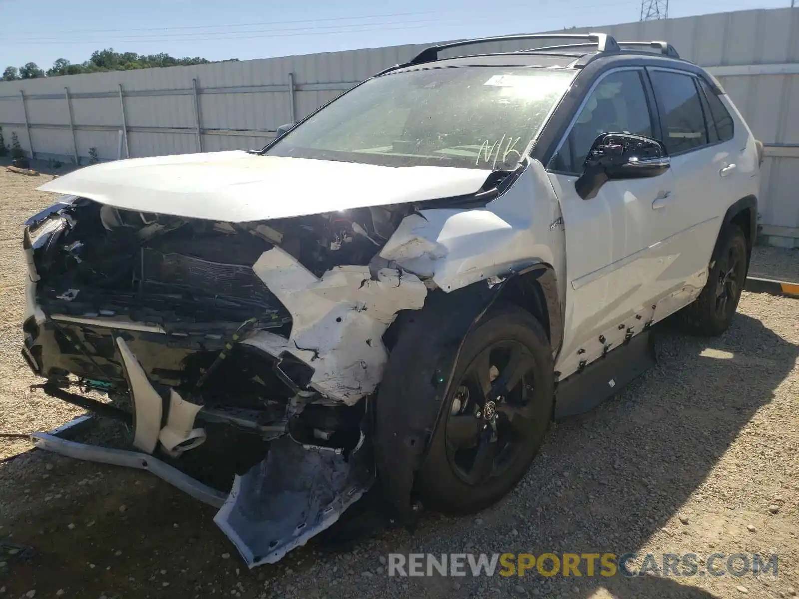 2 Photograph of a damaged car JTMEWRFV6KD516189 TOYOTA RAV4 2019