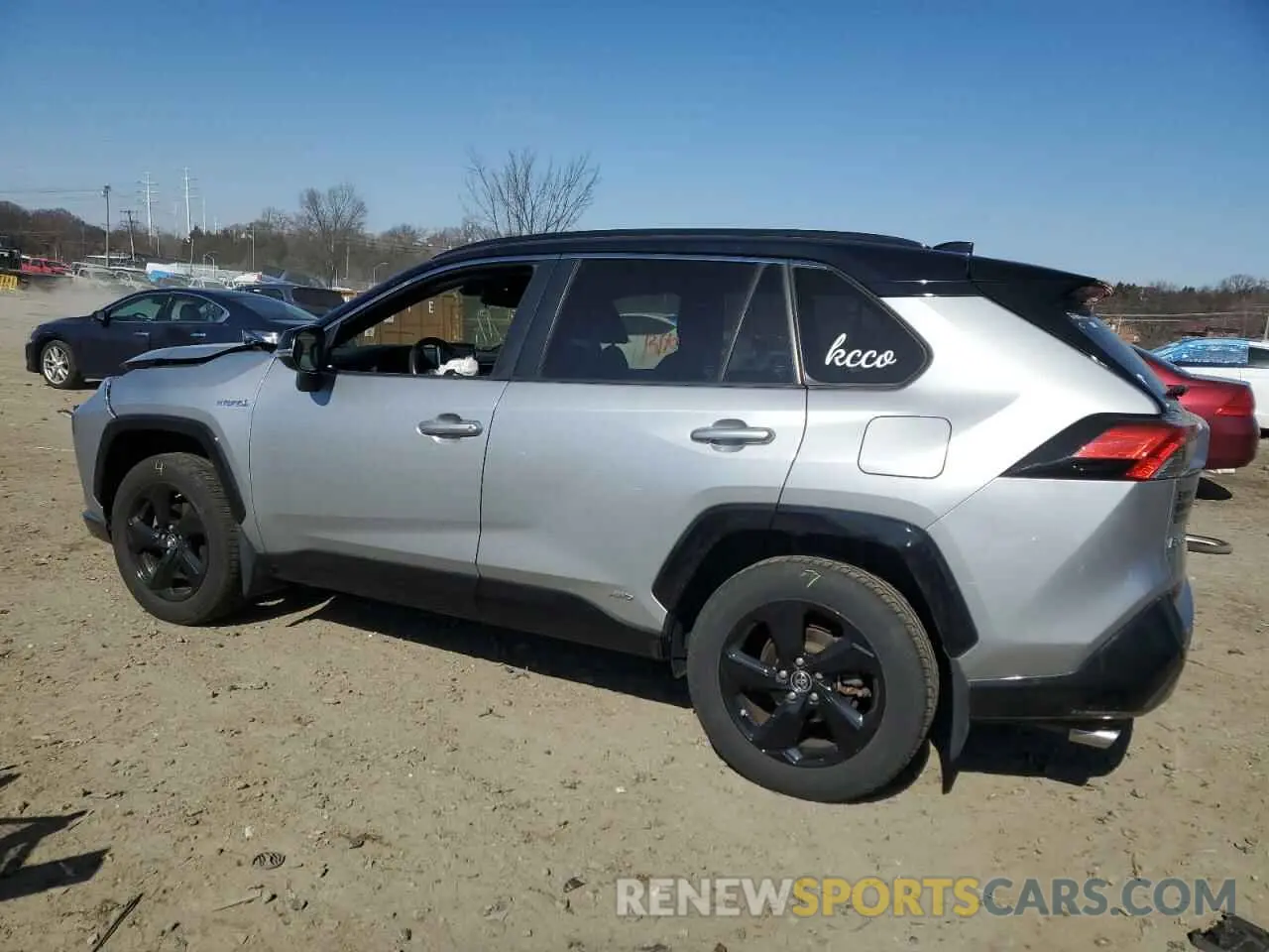 2 Photograph of a damaged car JTMEWRFV6KJ013537 TOYOTA RAV4 2019