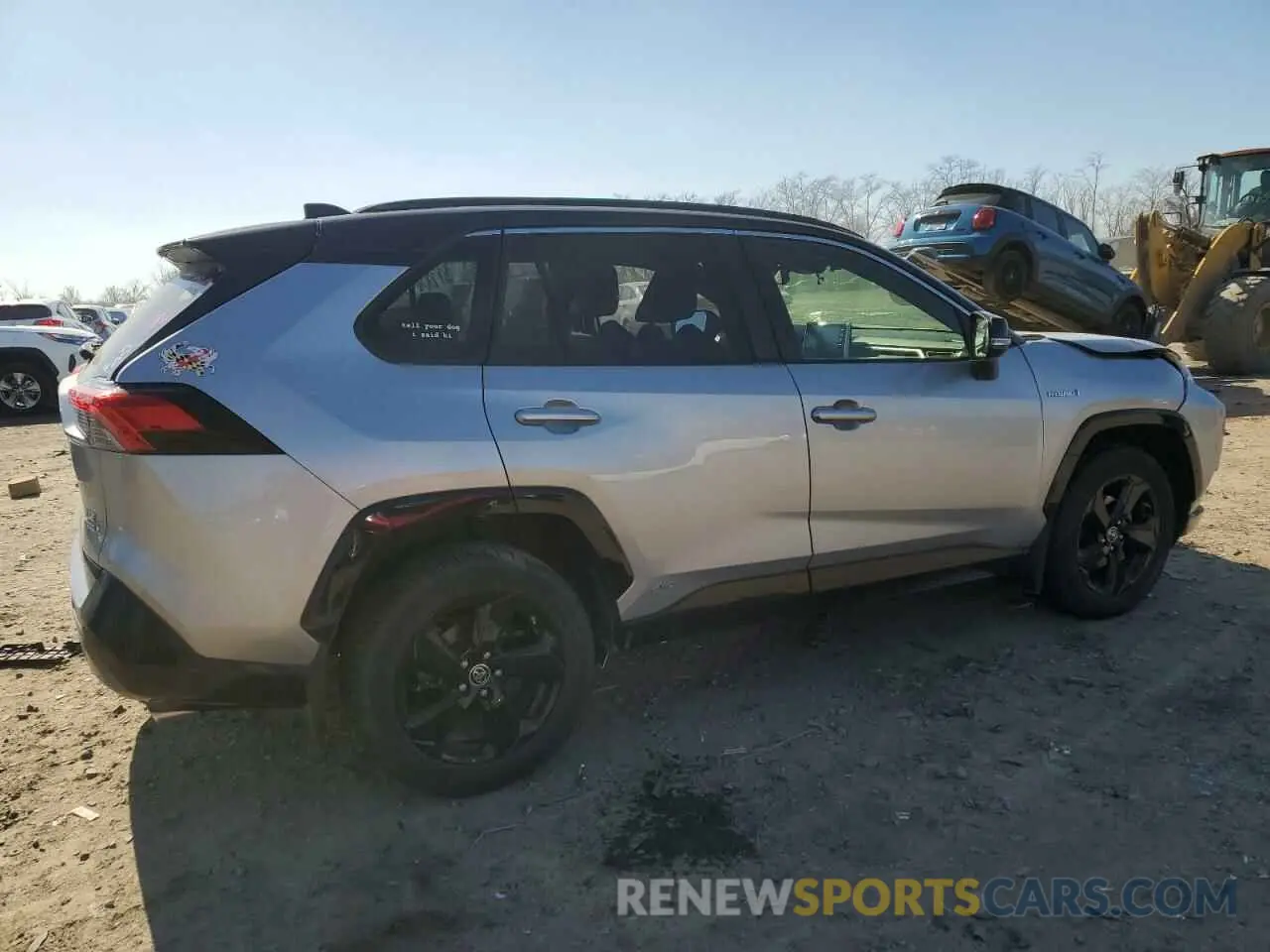 3 Photograph of a damaged car JTMEWRFV6KJ013537 TOYOTA RAV4 2019