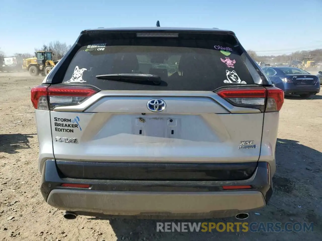 6 Photograph of a damaged car JTMEWRFV6KJ013537 TOYOTA RAV4 2019
