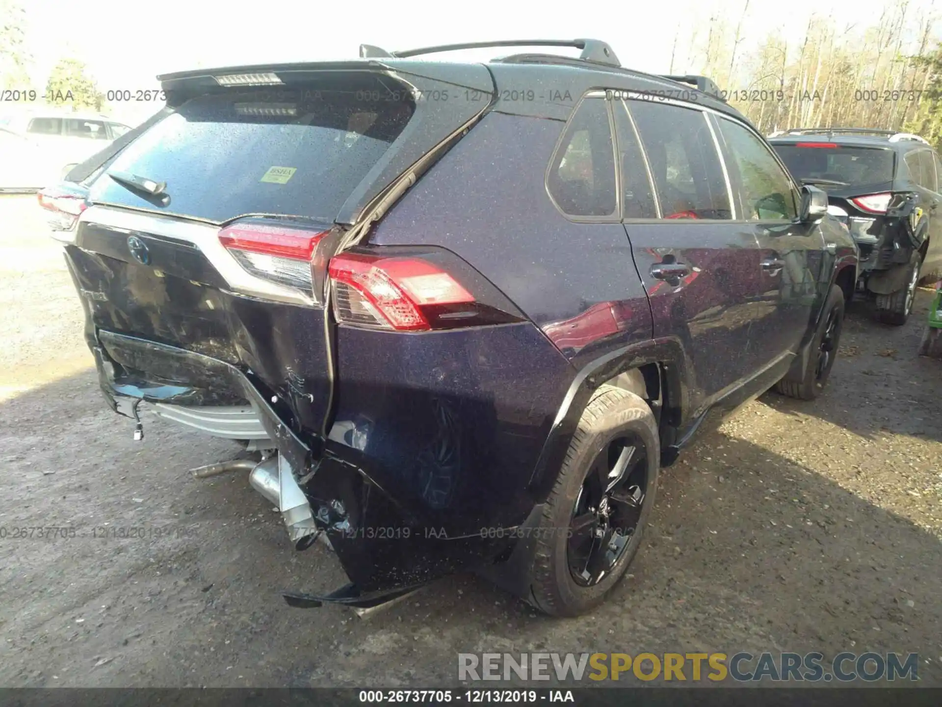 2 Photograph of a damaged car JTMEWRFV6KJ017328 TOYOTA RAV4 2019