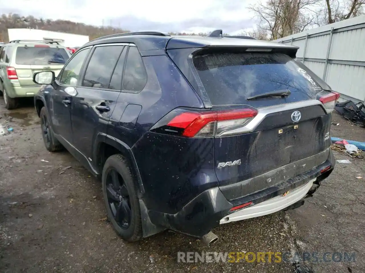 3 Photograph of a damaged car JTMEWRFV6KJ023923 TOYOTA RAV4 2019