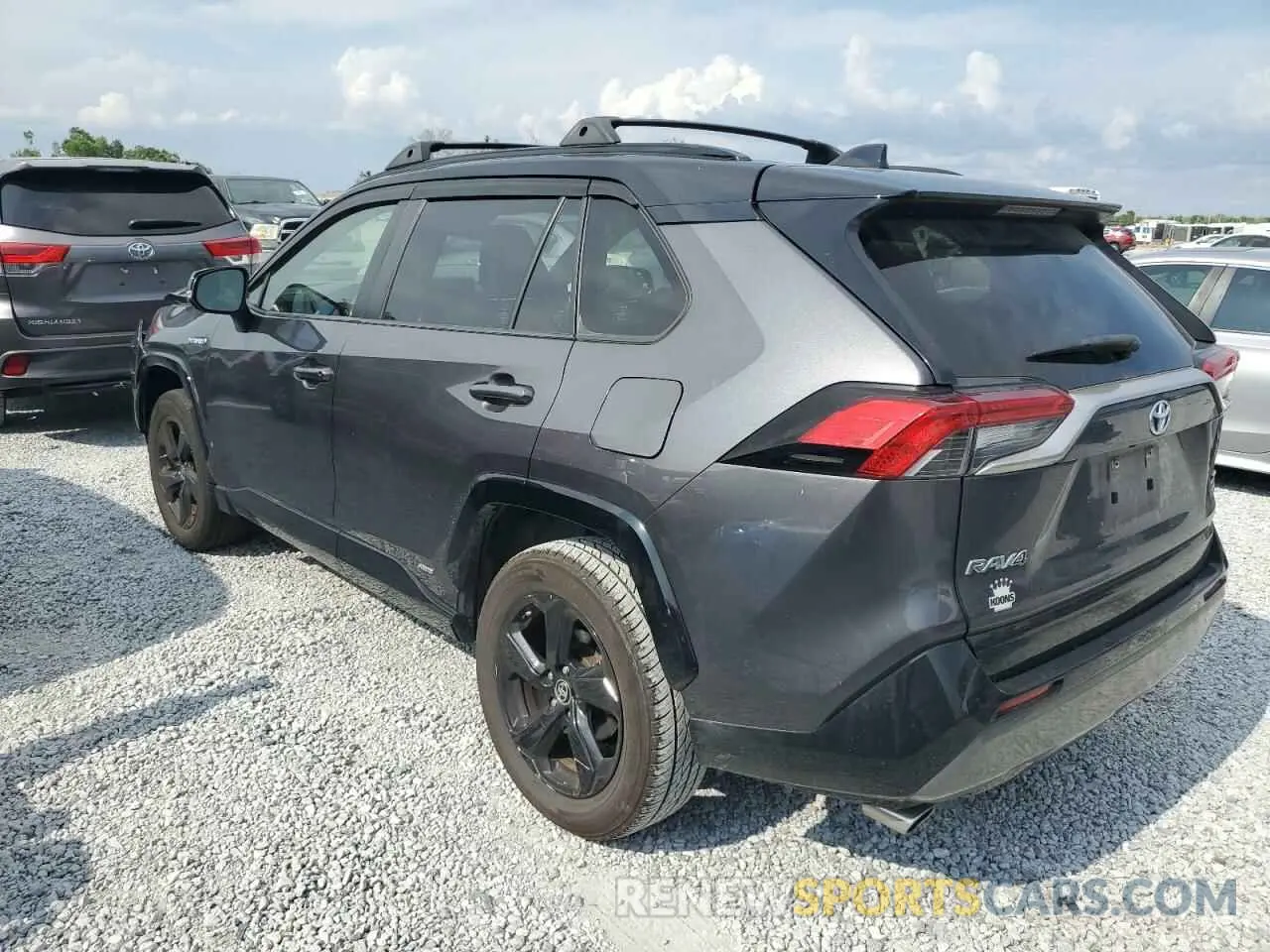2 Photograph of a damaged car JTMEWRFV6KJ025154 TOYOTA RAV4 2019
