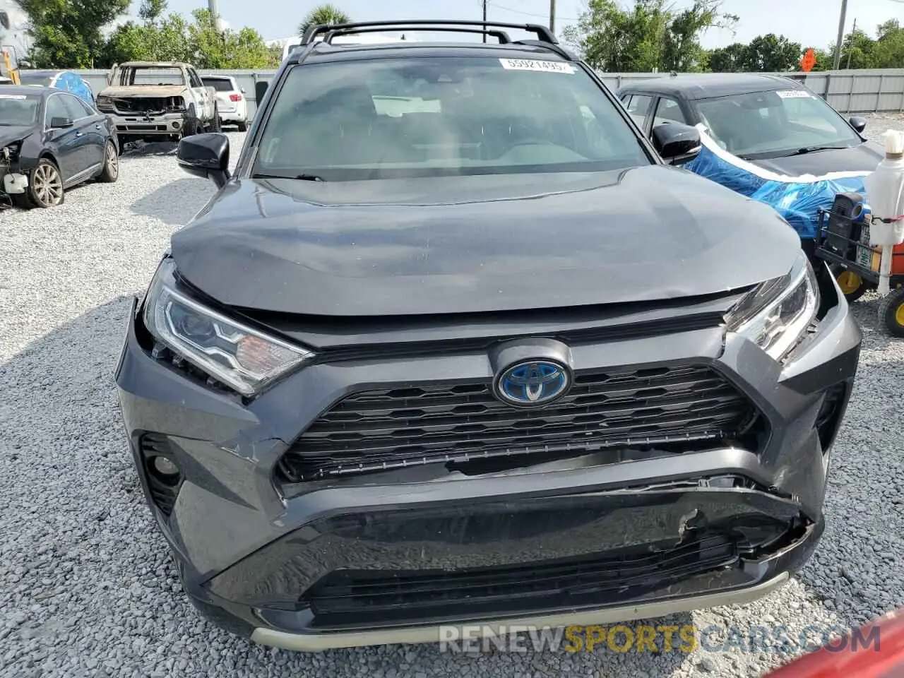 5 Photograph of a damaged car JTMEWRFV6KJ025154 TOYOTA RAV4 2019